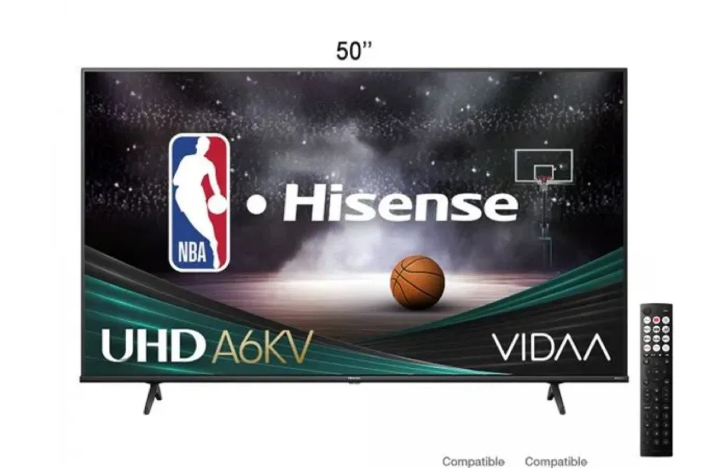 Hisense 50" UHD 4K VIDAA A6 Series TV - Like New