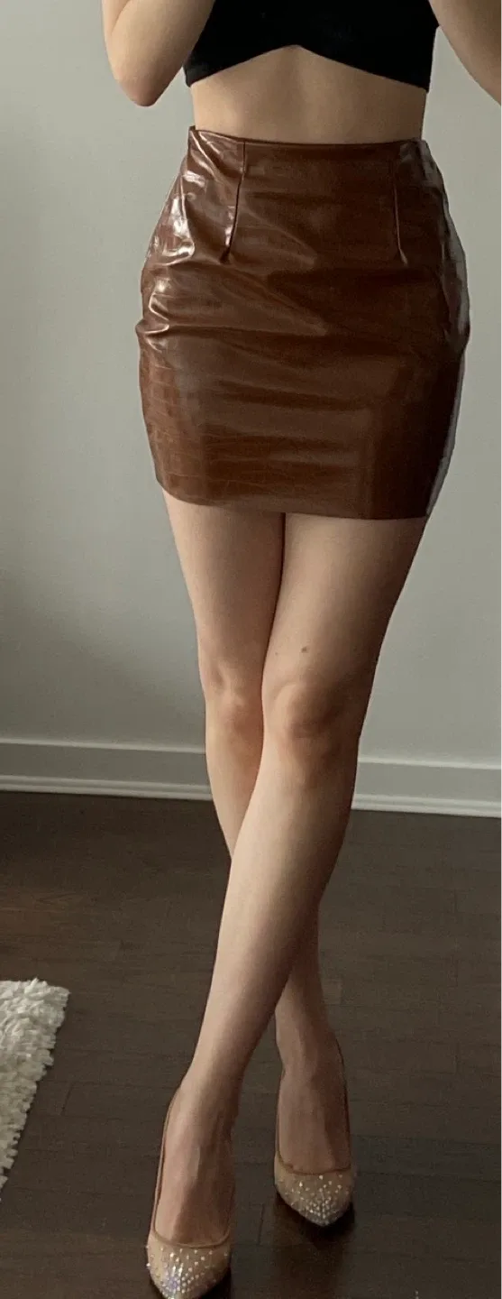 Fashion Nova Brown Mini Skirt small image indicator(2)