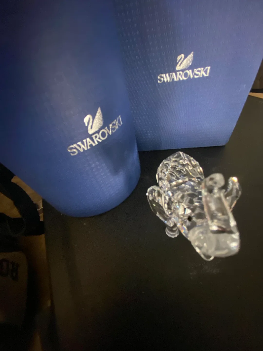 Swarovski Crystal Elephant Figurine with Box image indicator(2)