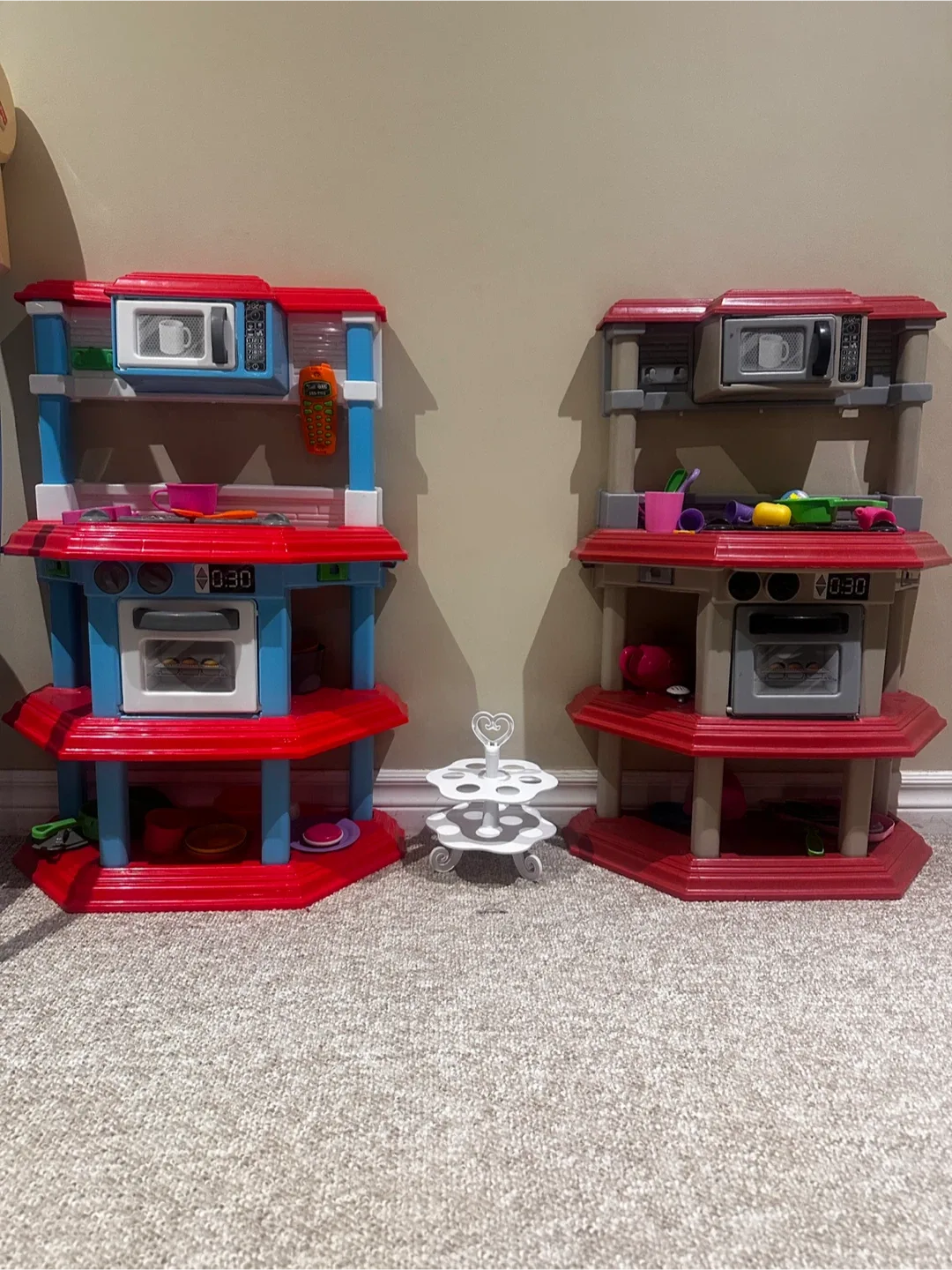 Kids Kitchen Playset - Two Kitchens!