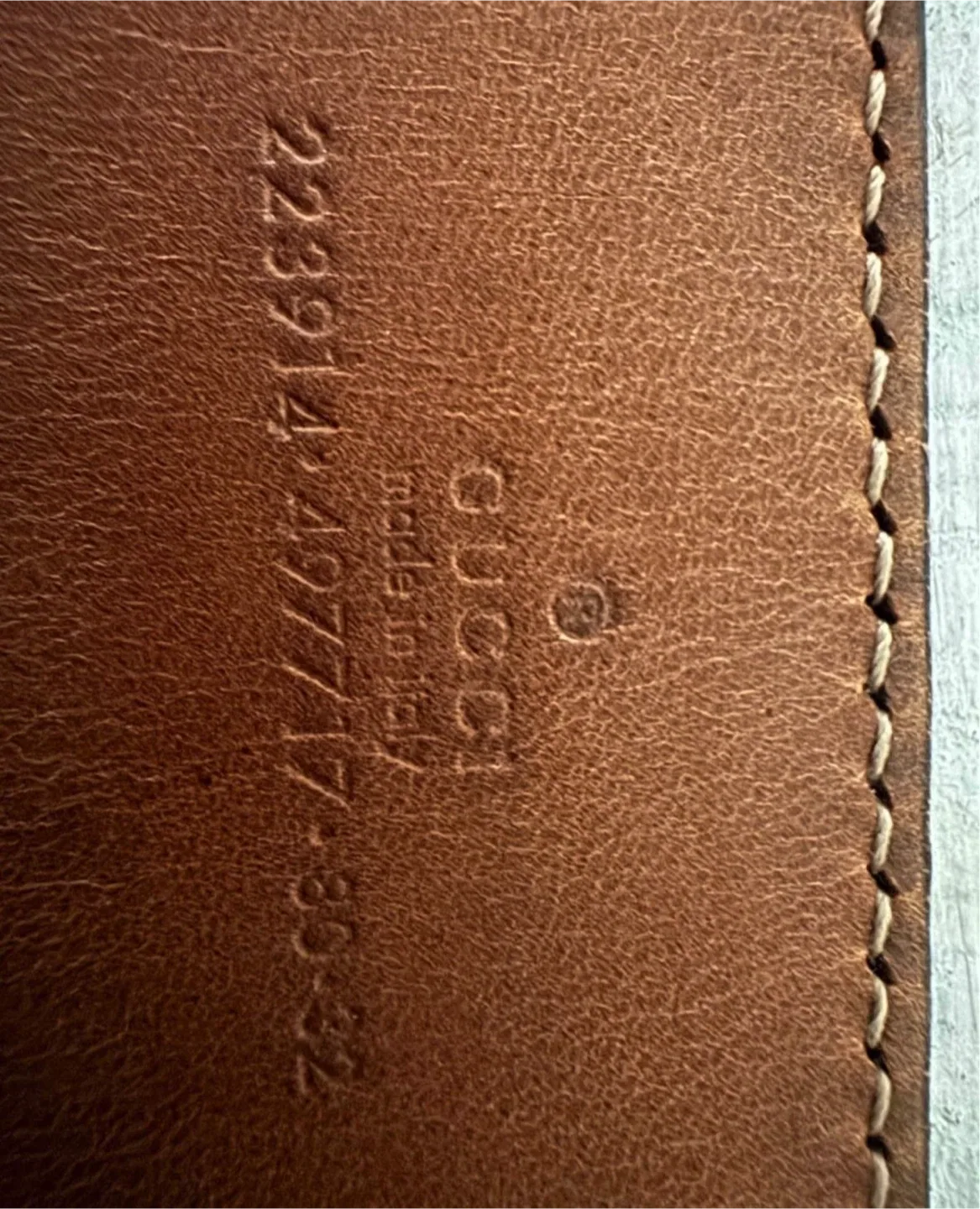 Gucci black leather belt image indicator(3)