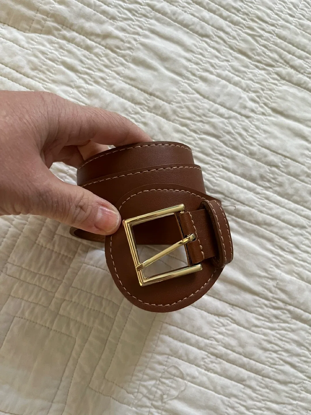 Brown Belt with Gold Buckle image indicator(2)