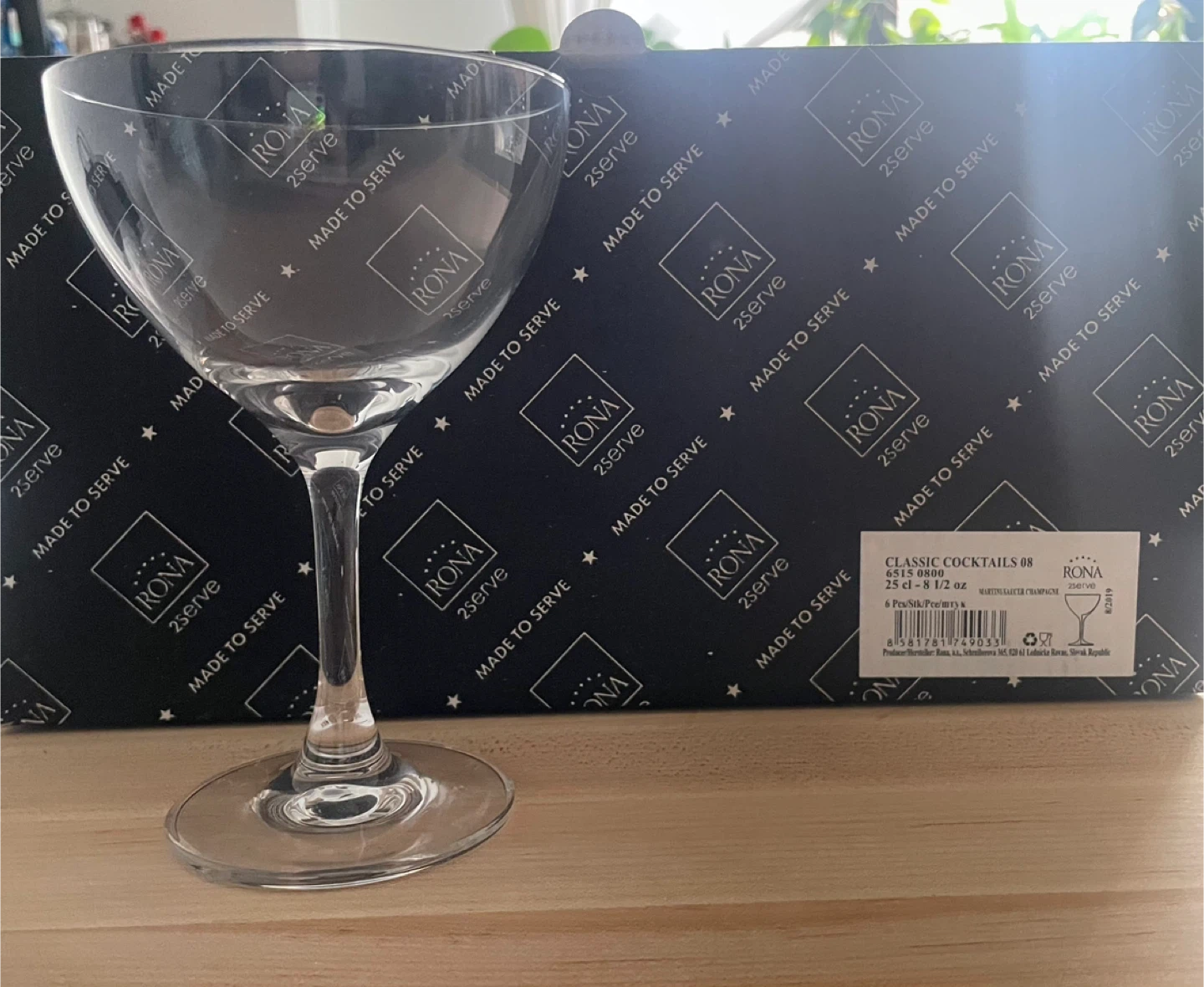 RONA Classic Cocktail Glasses - Set of 6 - photo 2