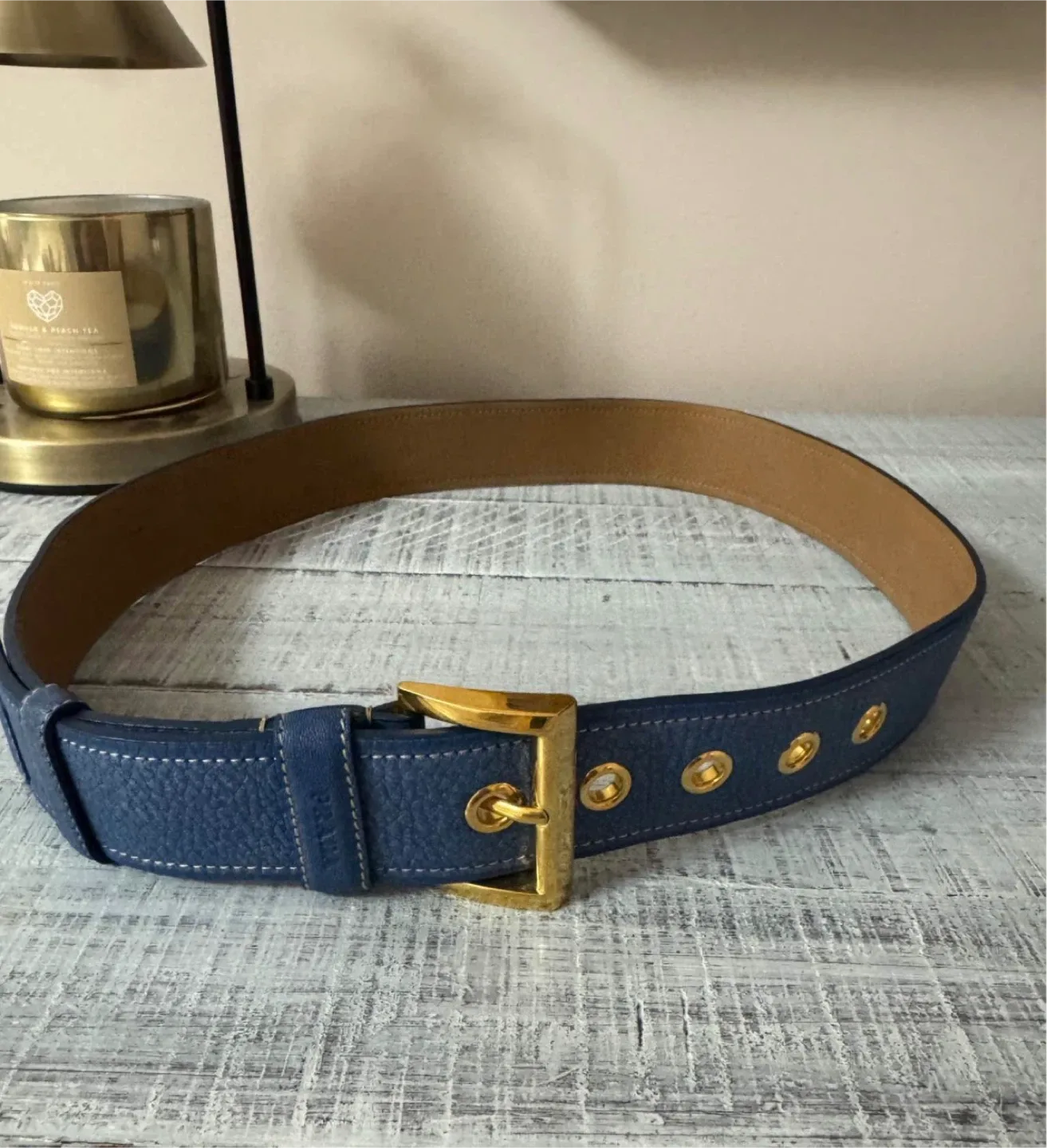Ladies leather PRADA belt