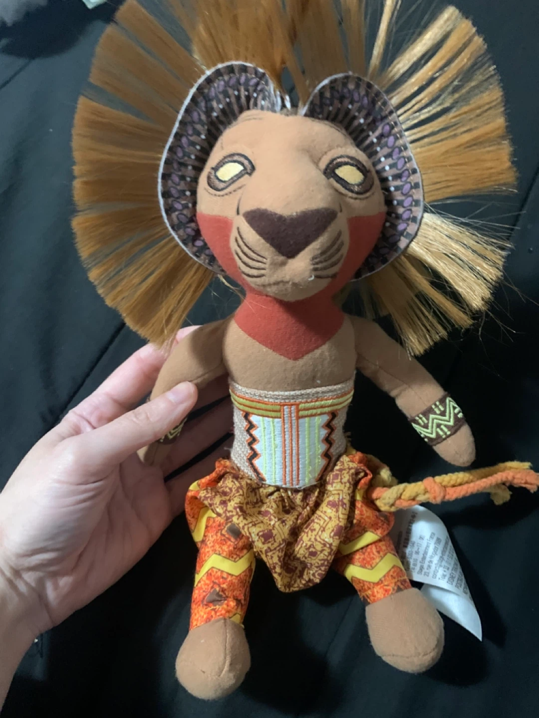 $10 lion king broadway plush 10”
