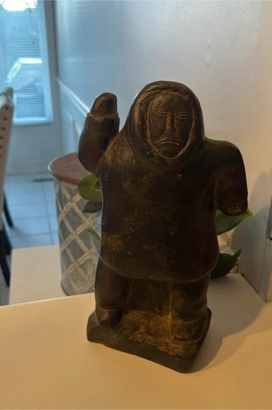 Inuit soap stone carving