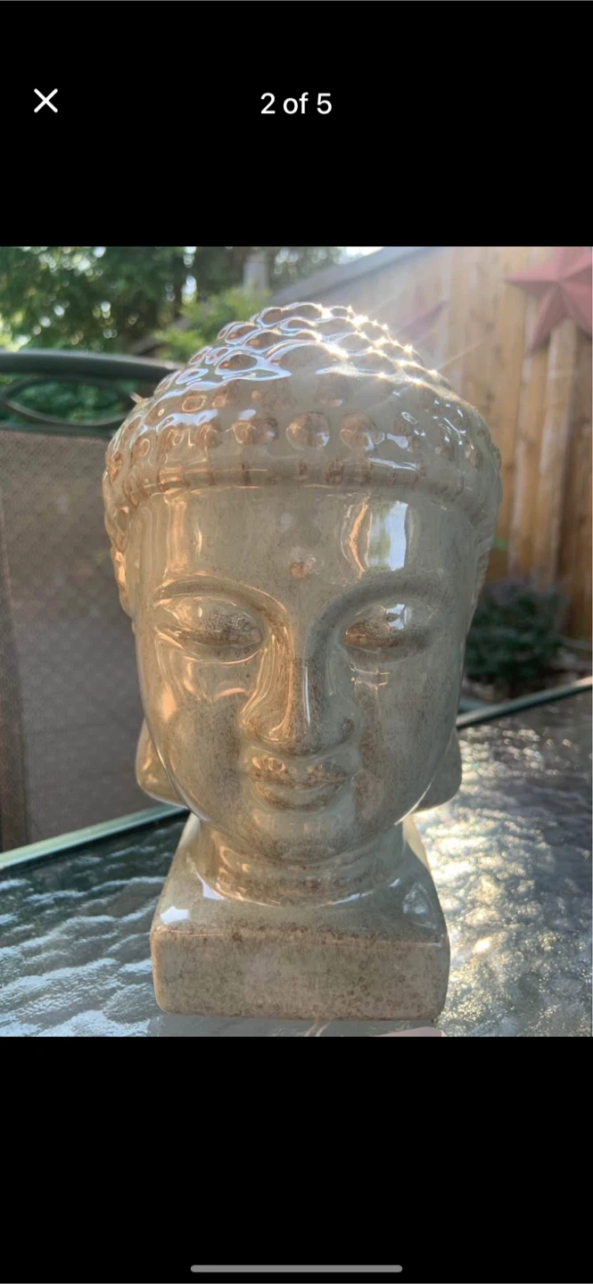 NEW BUDDA HEAD STATUE DECOR