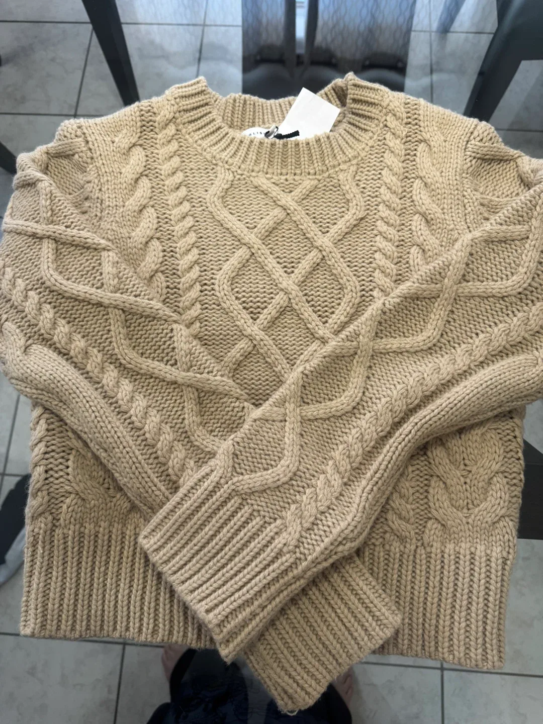 English Factory Cable Knit Sweater - Size S only $15