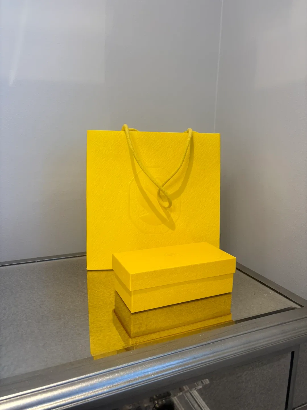 Swarovski Yellow Box & Bag Set
