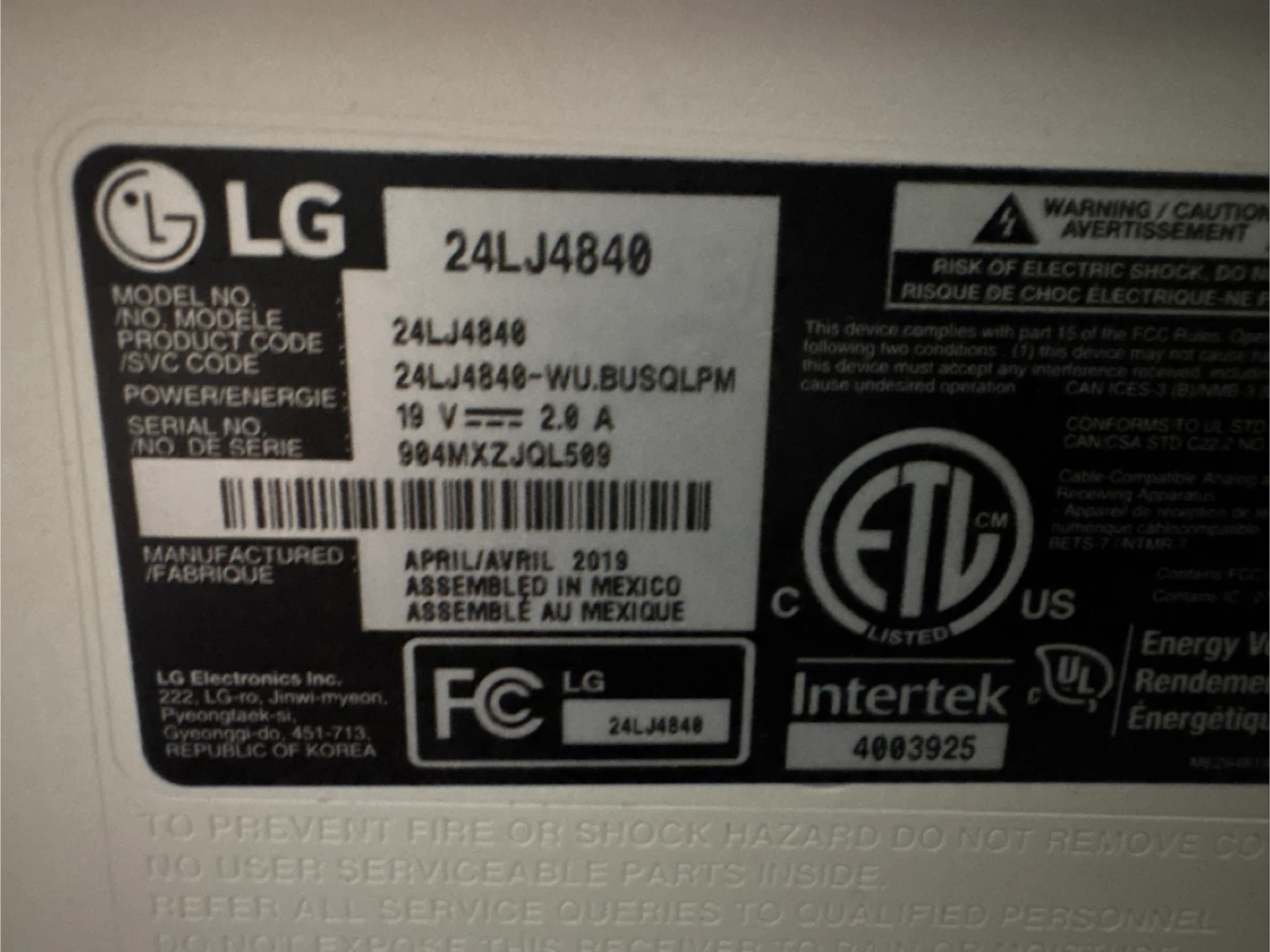 LG 24” Smart TV and gamer screen LED - photo 5