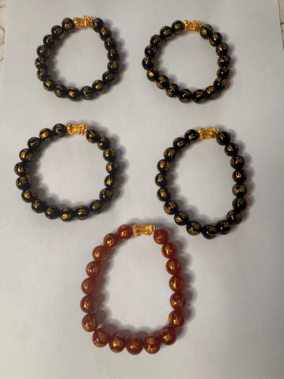 Wealth Bracelet with 24K gold Pixiu