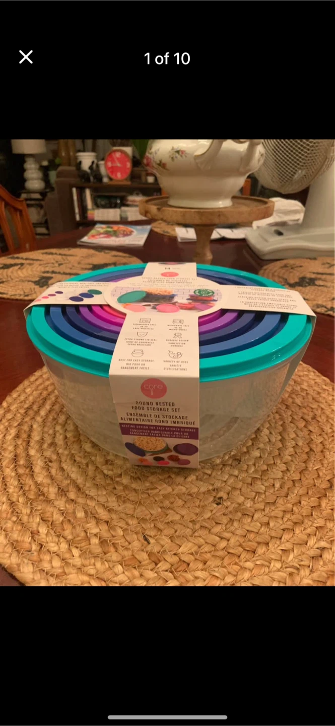 Core 14-Piece Round Nested Food Storage Set - photo 3