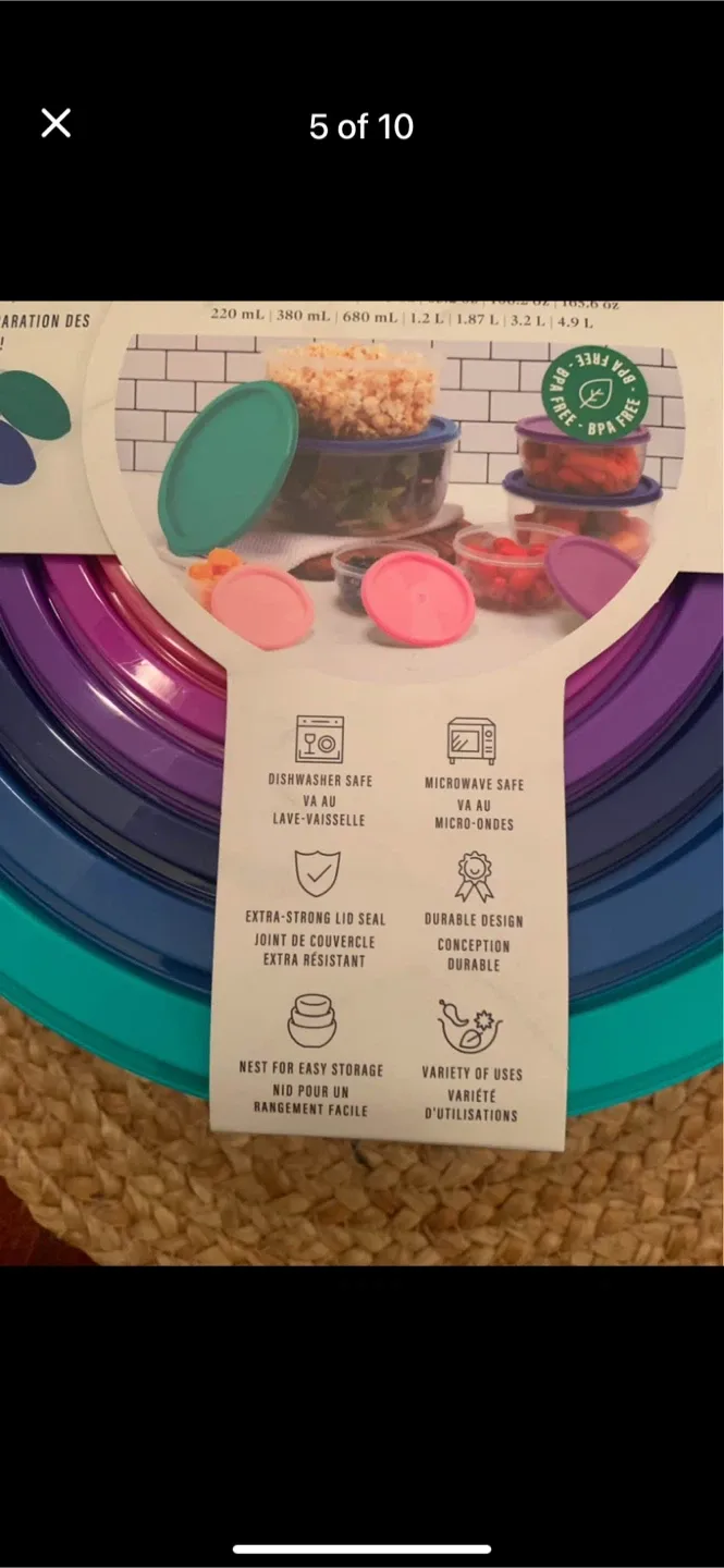 Core 14-Piece Round Nested Food Storage Set image indicator(6)