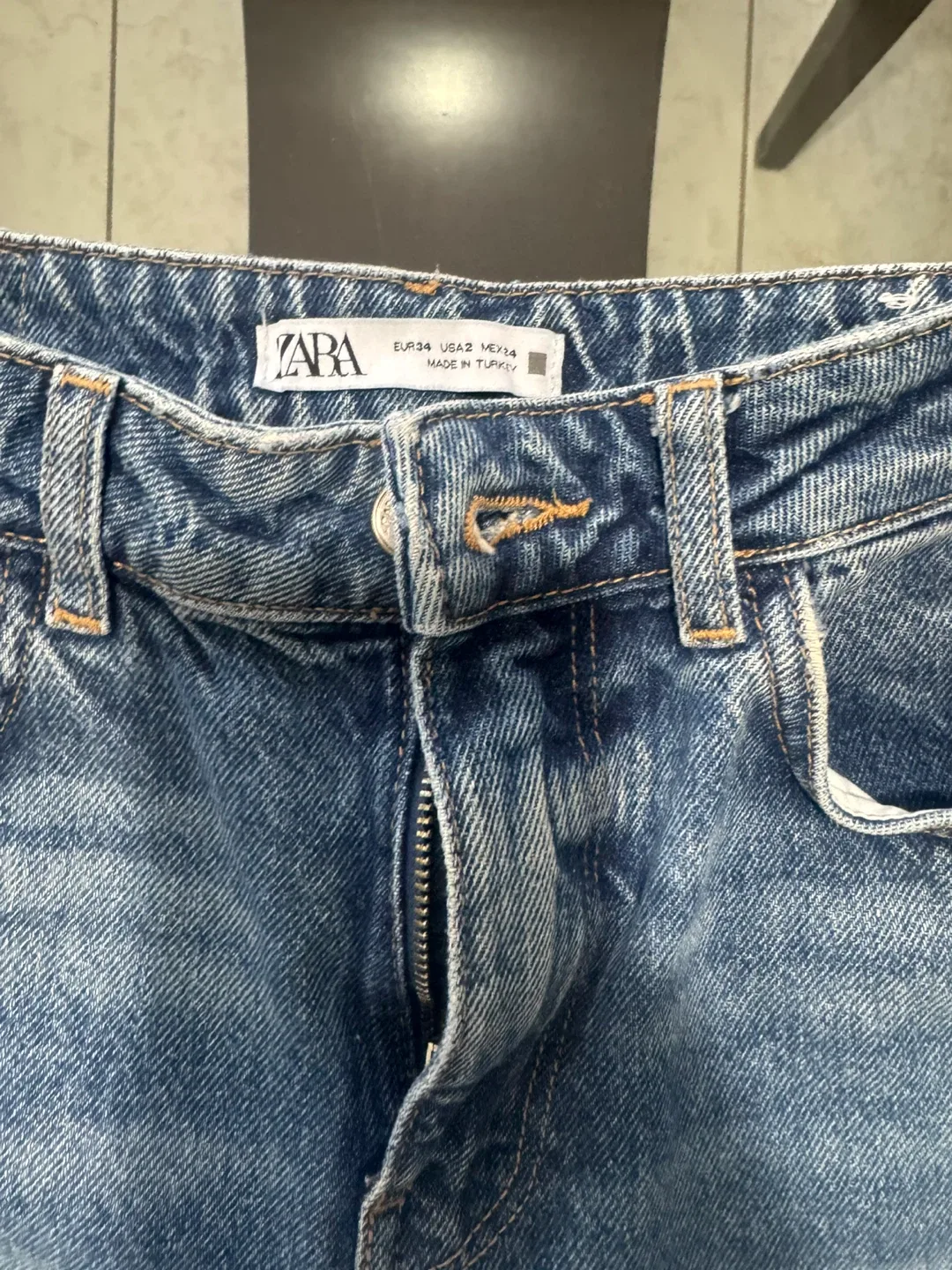 Zara Jeans - Size EUR 34 size 2 USA used once image indicator(2)