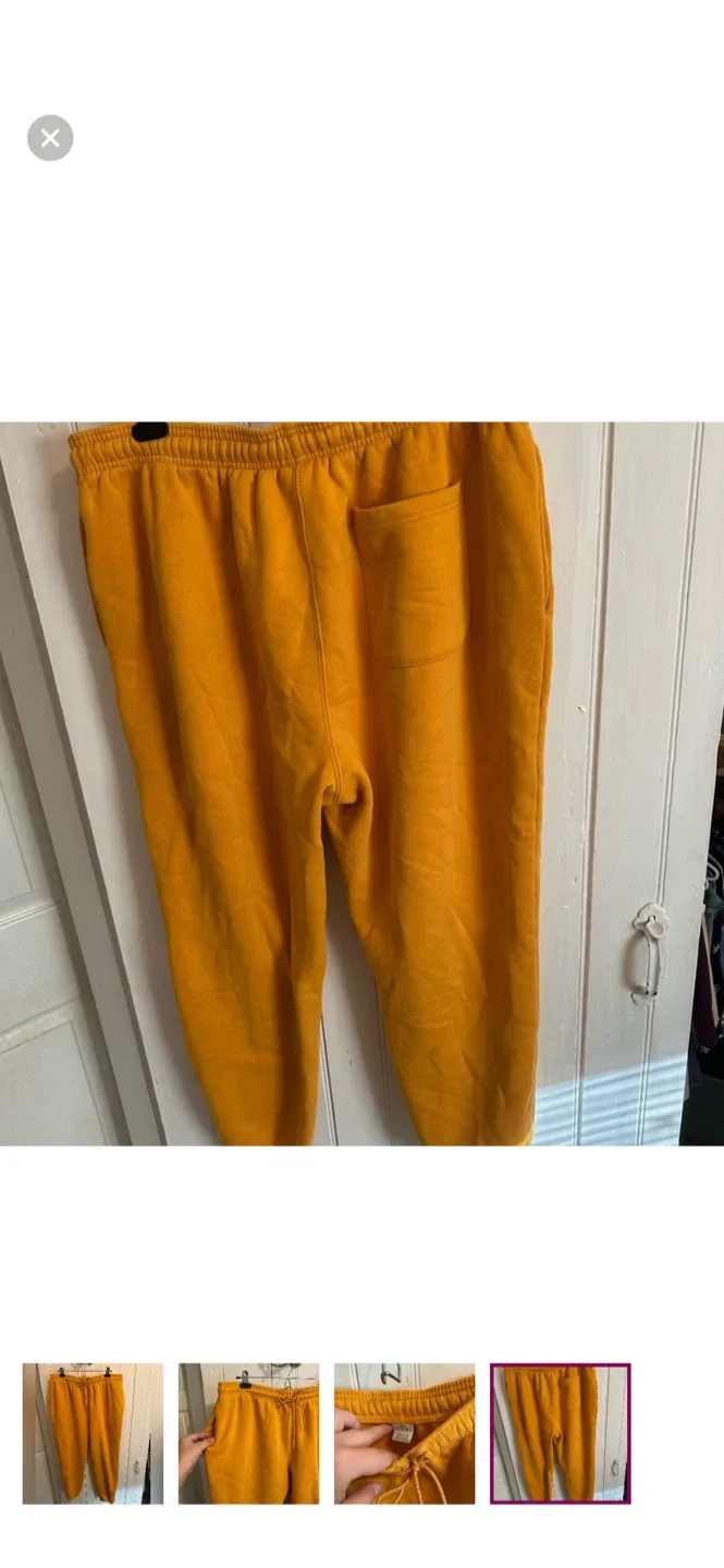 Cozi Mustard Yellow Sweatpants - XL image indicator(4)