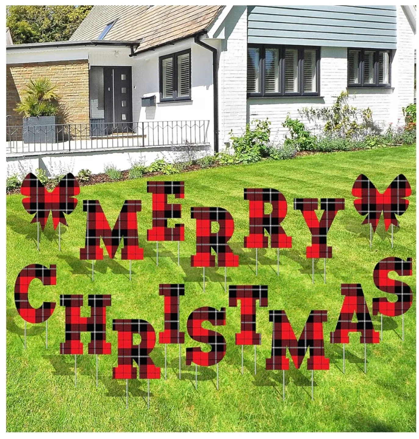 Merry Christmas Yard Sign - Katchon image indicator(2)