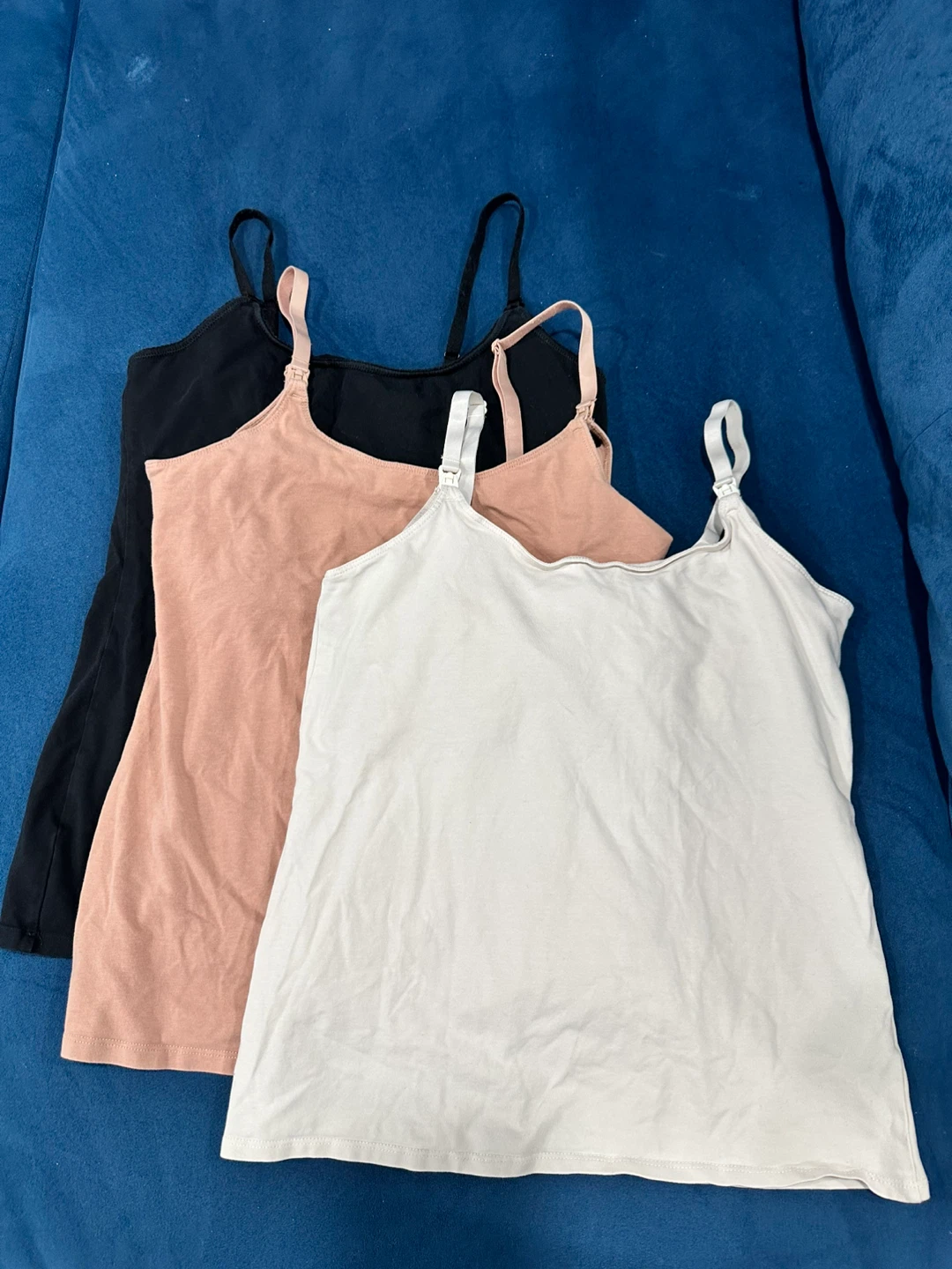 H and M Nursing Tank Tops - Black, Cream,Pink