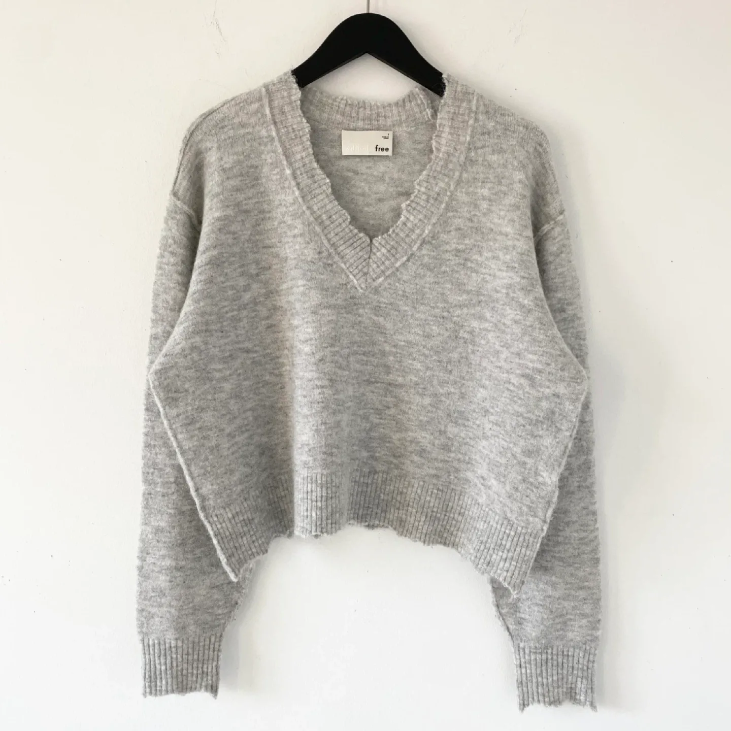 Aritzia Wilfred Free Krause Oversized V-Neck Sweater