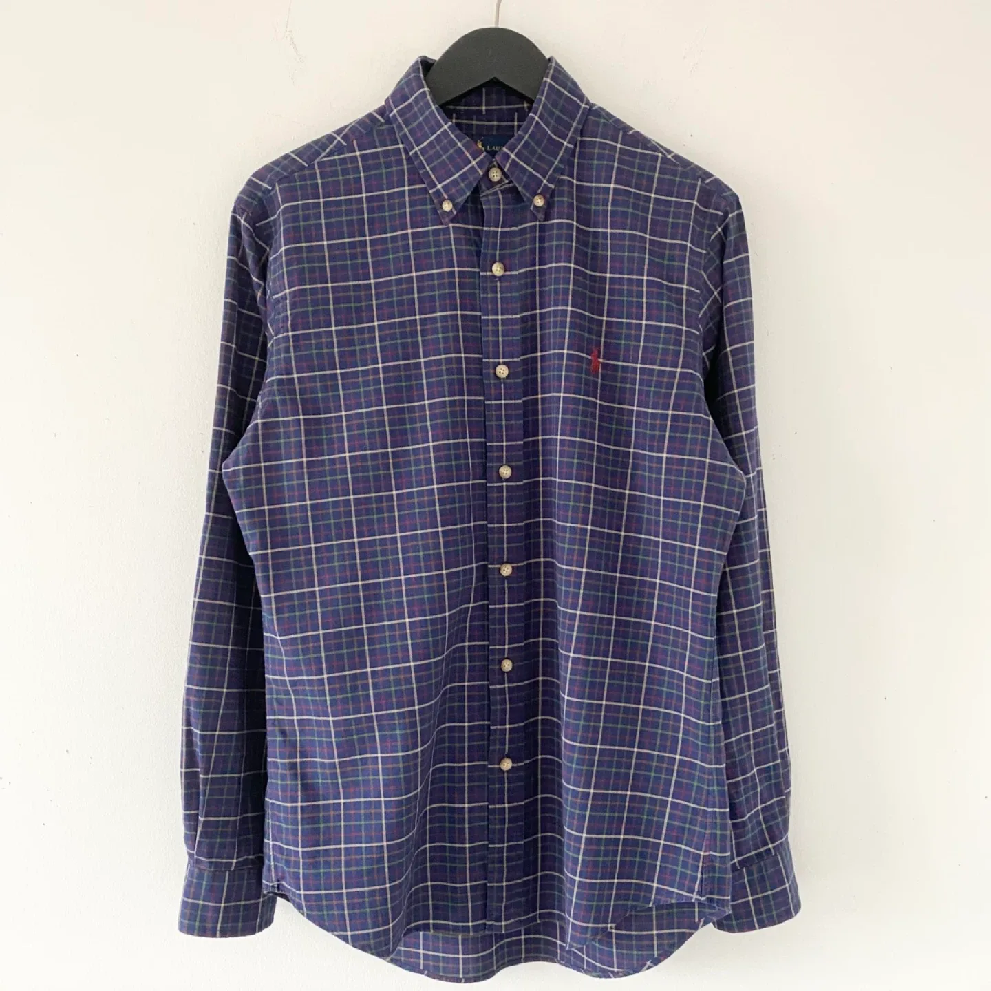 Ralph Lauren 100% Cotton Windowpane Check  Button-Down Shirt image indicator(2)