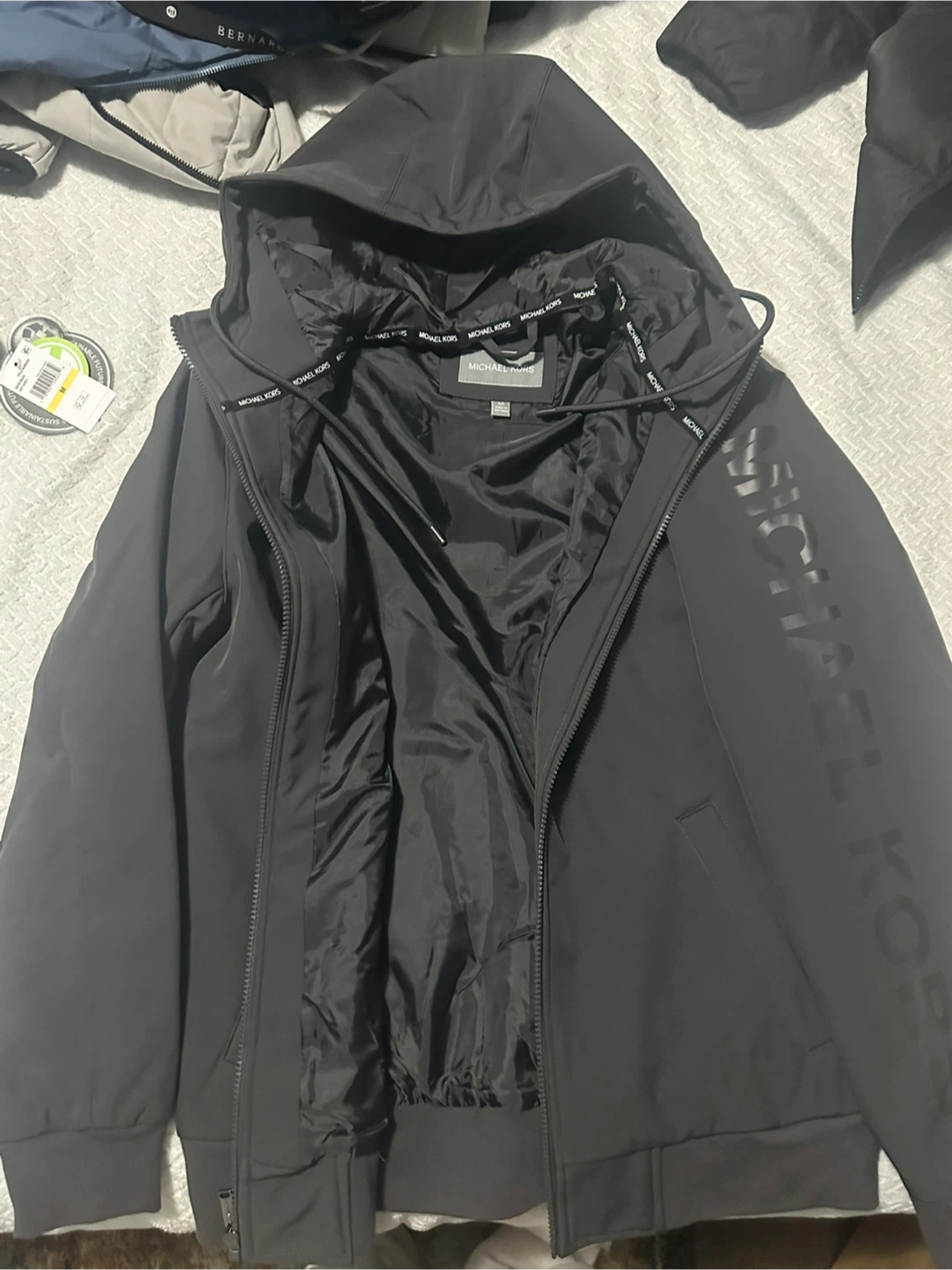 Michael Kors Men's Black Jacket Size M - photo 2