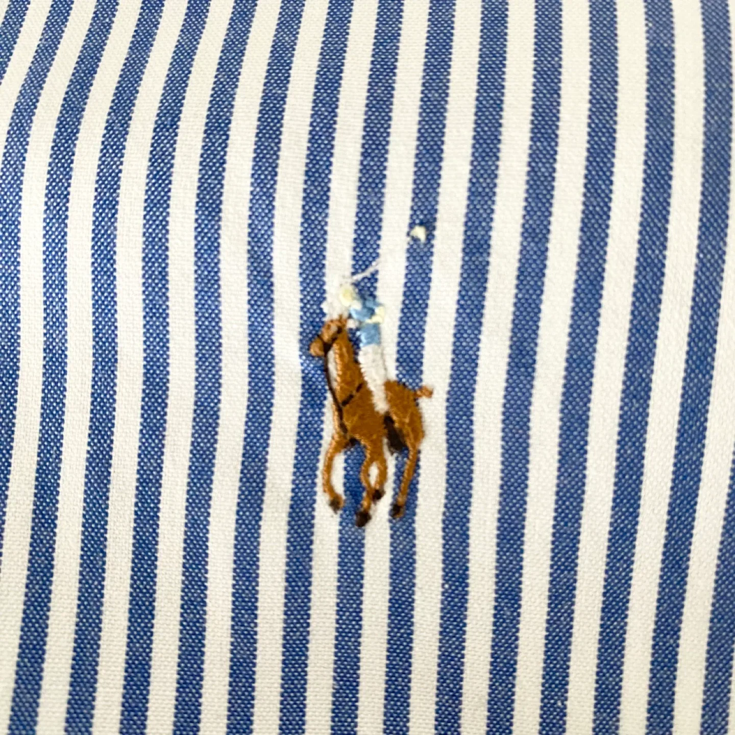 Ralph Lauren 100% Cotton Striped Button-Down Shirt image indicator(4)