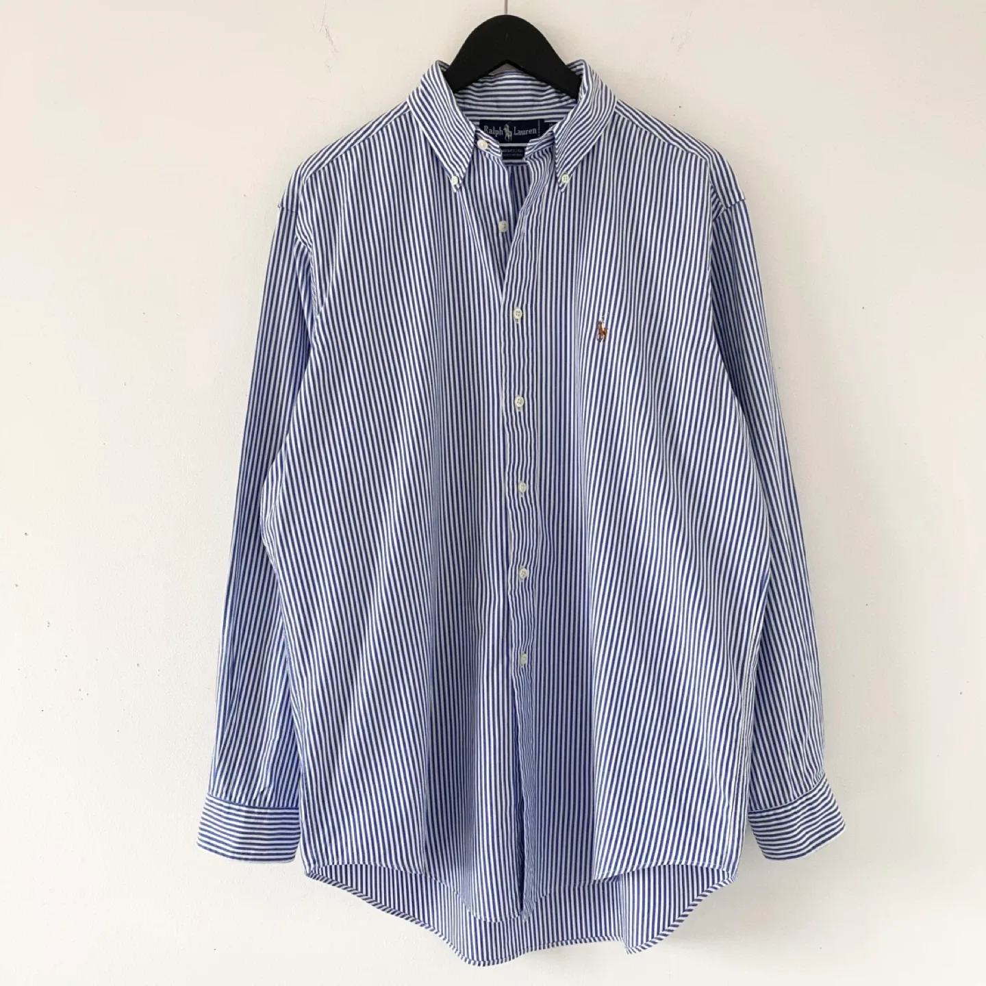Ralph Lauren 100% Cotton Striped Button-Down Shirt