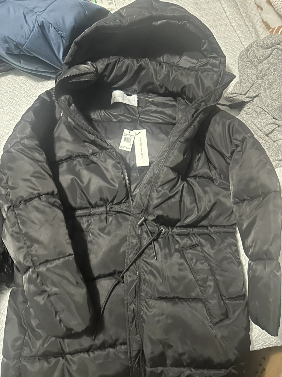 Rebecca Minkoff Black Puffer Jacket - Size S - photo 3