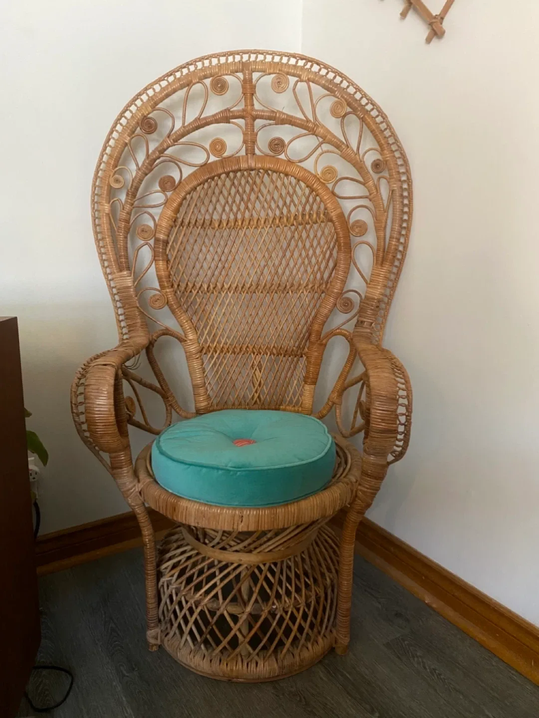 Vintage Peacock Chair 🦚