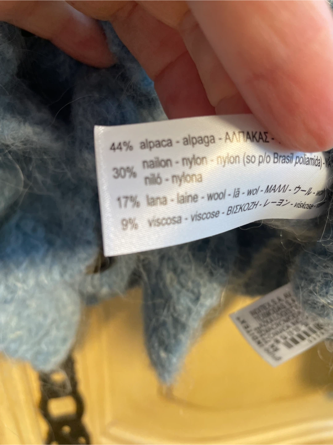 Zara Blue Ruffle Knit Cardigan - photo 3