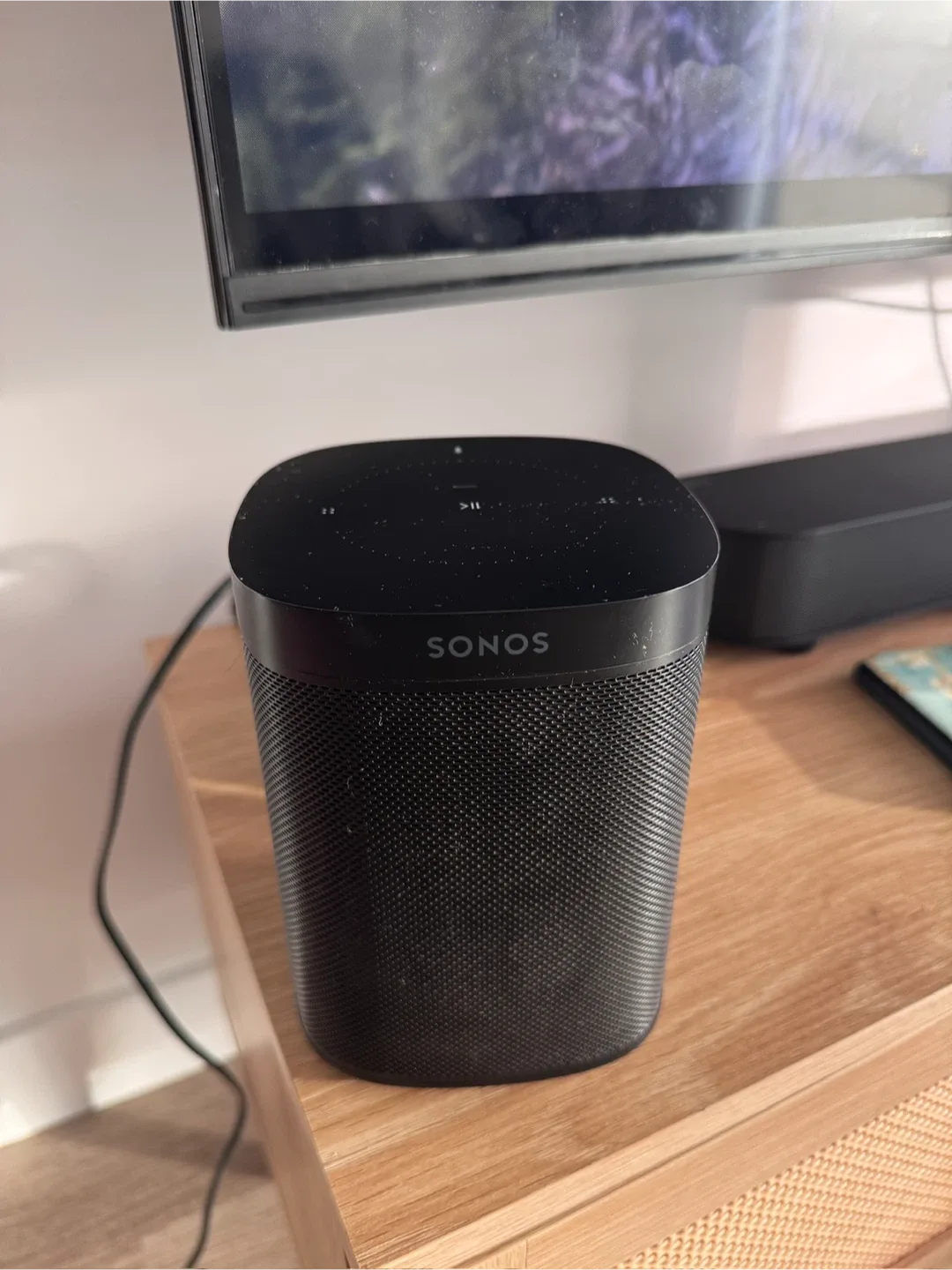 Sonos One (Gen 2) Smart Speaker - Black