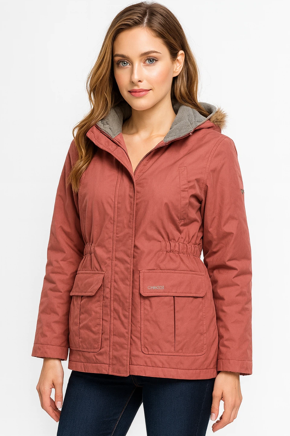 OshKosh Women’s Winter Parka Jacket Rose Pink Size 10  Used - photo 2