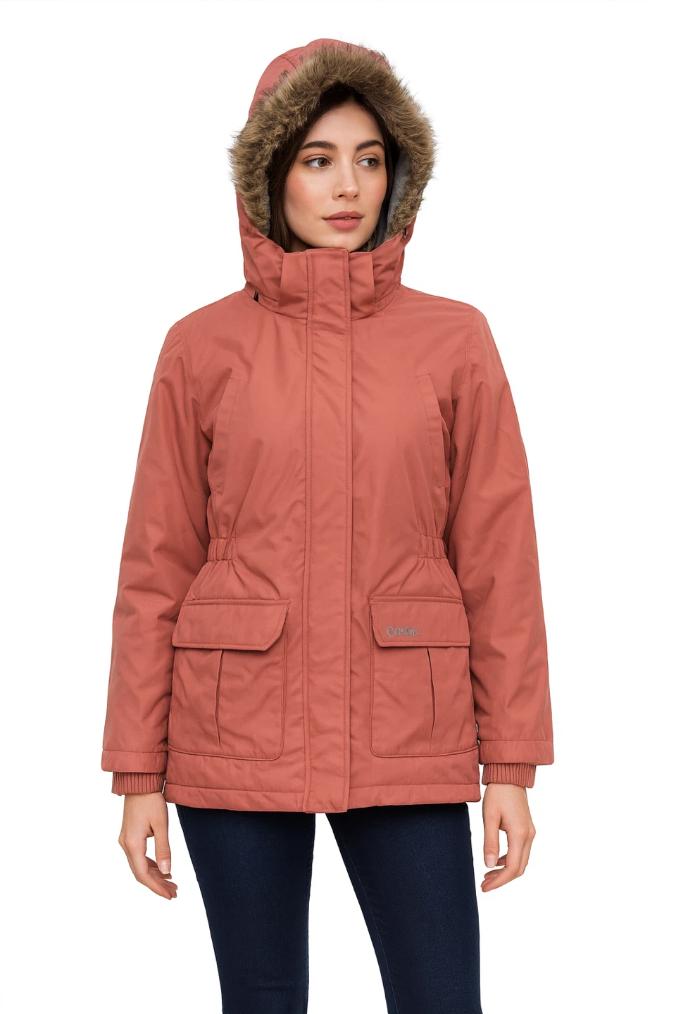 OshKosh Women’s Winter Parka Jacket Rose Pink Size 10  Used - photo 3