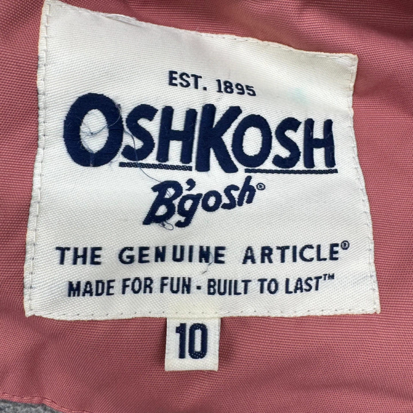OshKosh Women’s Winter Parka Jacket Rose Pink Size 10  Used - photo 5