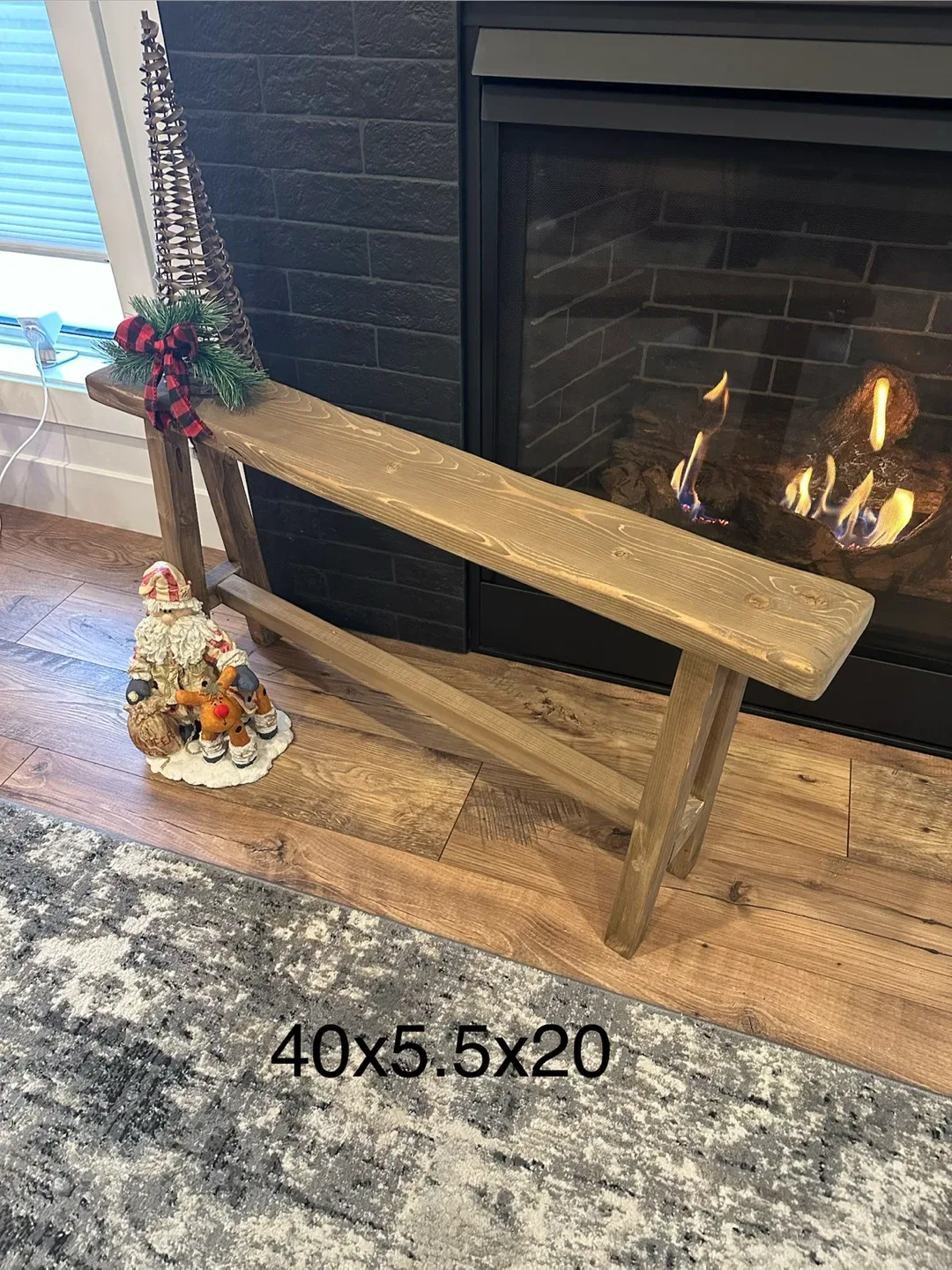 Skinny Farmhouse Bench
