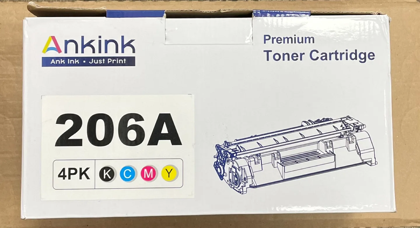 New Ankink 206A Toner Cartridge 4-Pack