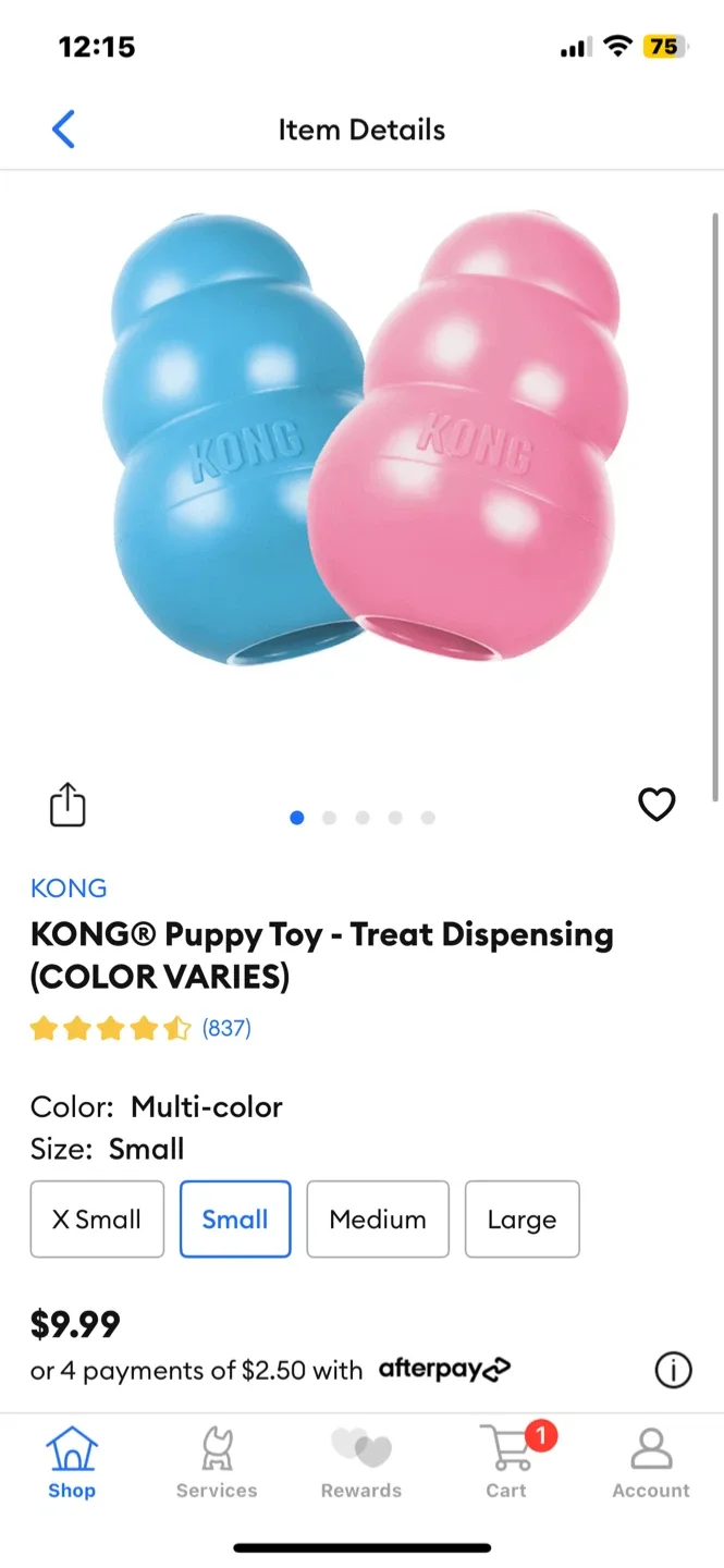 XS/S Kong Dog Toys Lot image indicator(2)