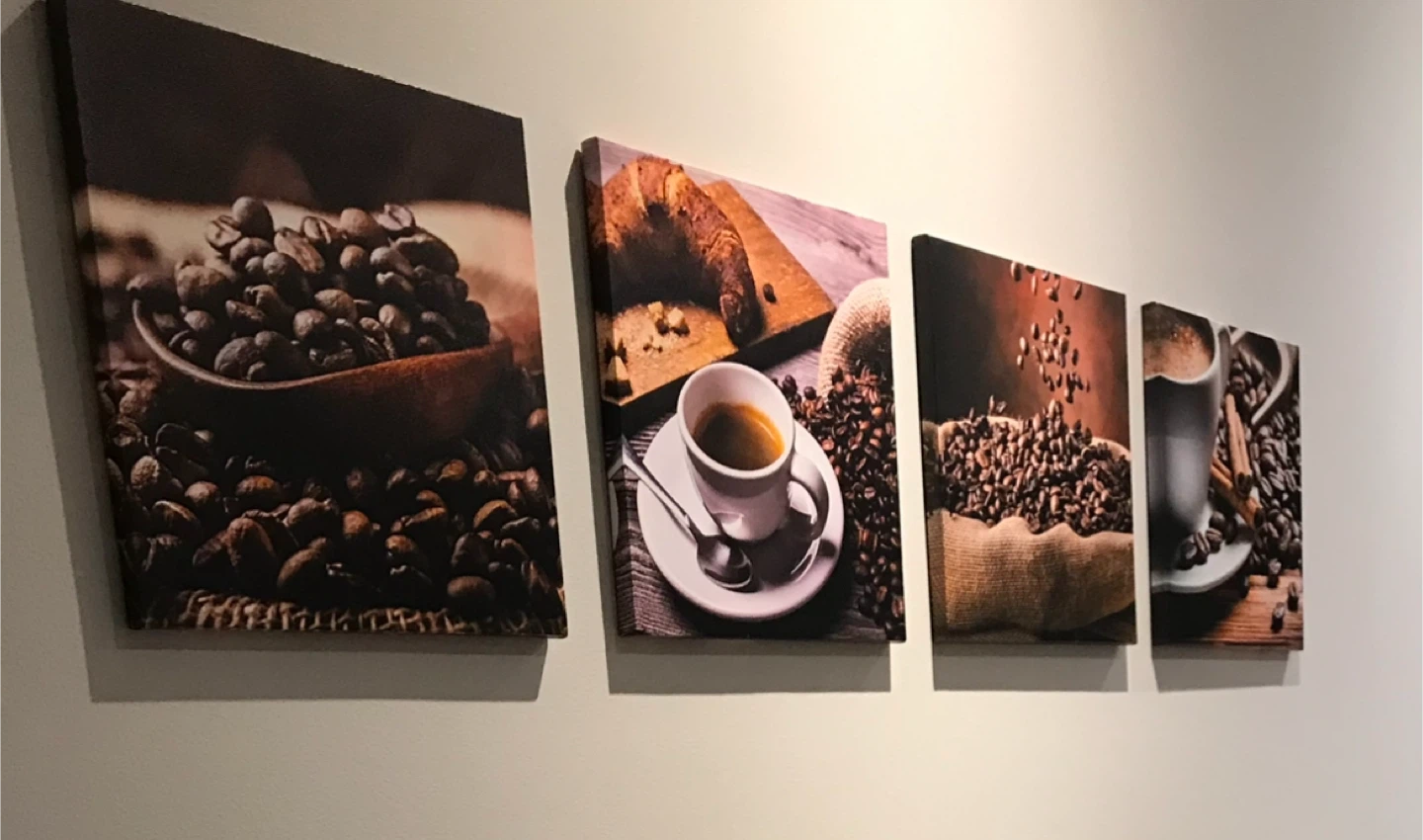 Set of 4  Coffee Wall Art Prints