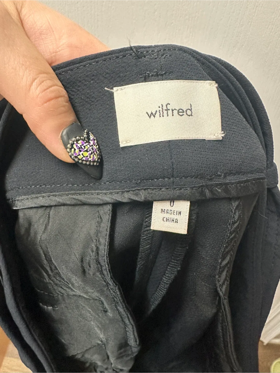 Wilfred Black Belted Trousers - Size 0 image indicator(3)