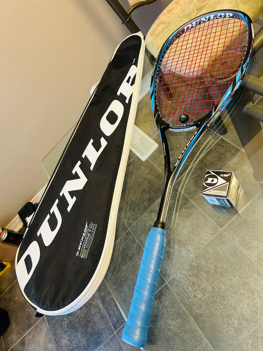 Dunlop Biomimetic Pro GT-X 130 Squash Racket