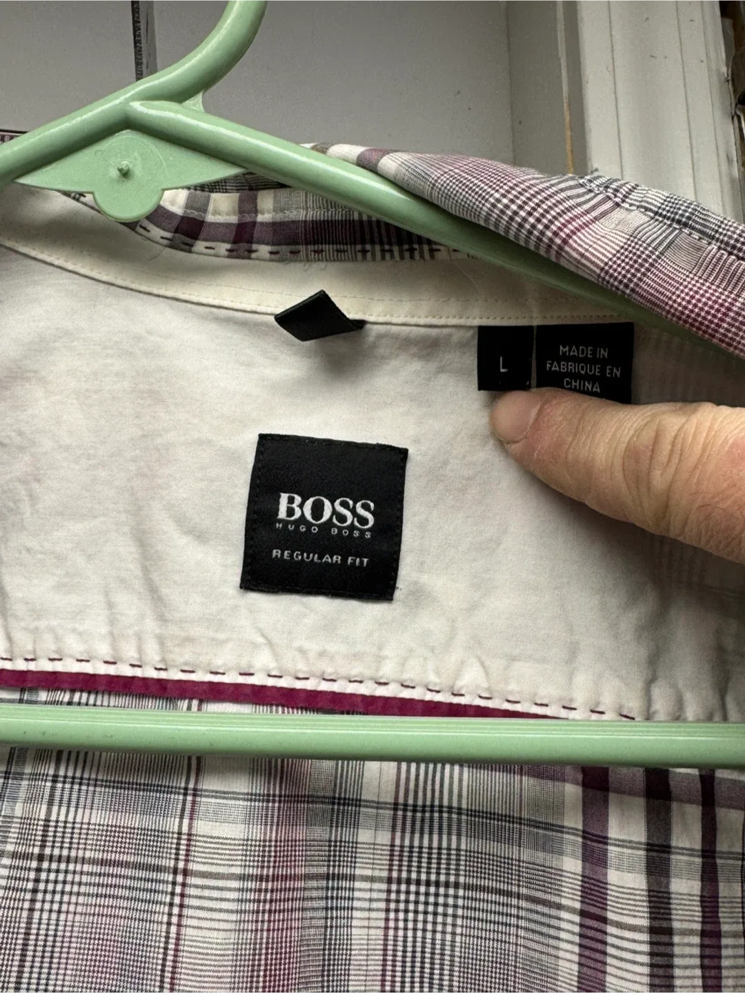 Hugo Boss Plaid Shirt - Size L image indicator(3)