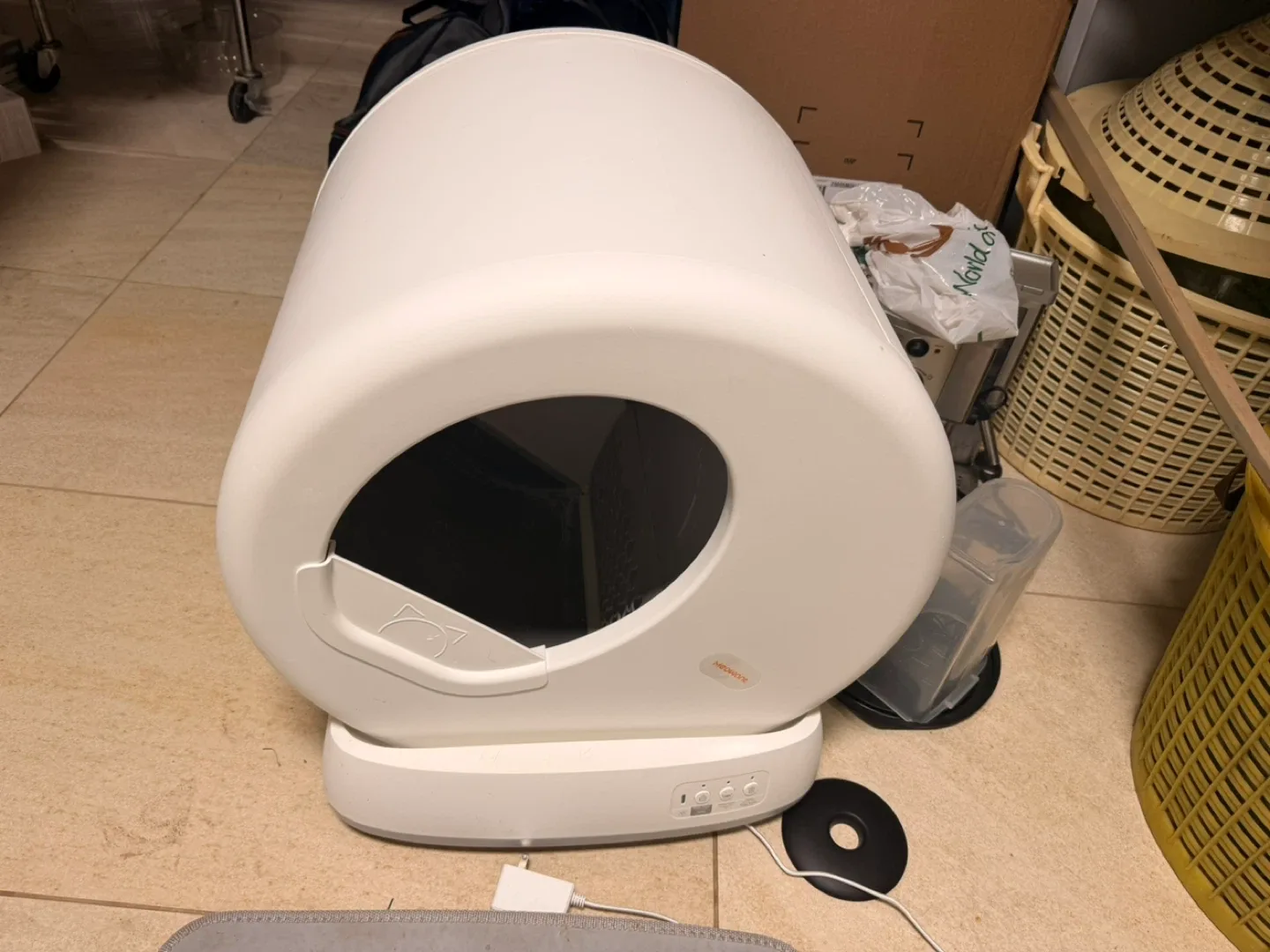 MeoWants Smart Cat Litter Box - White