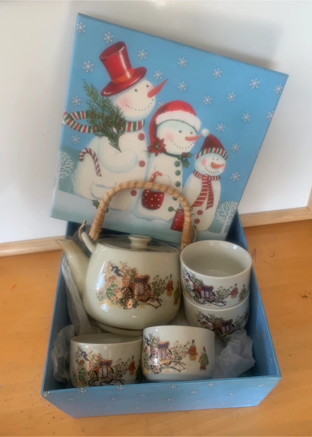Asian Tea Set with Box - photo 2