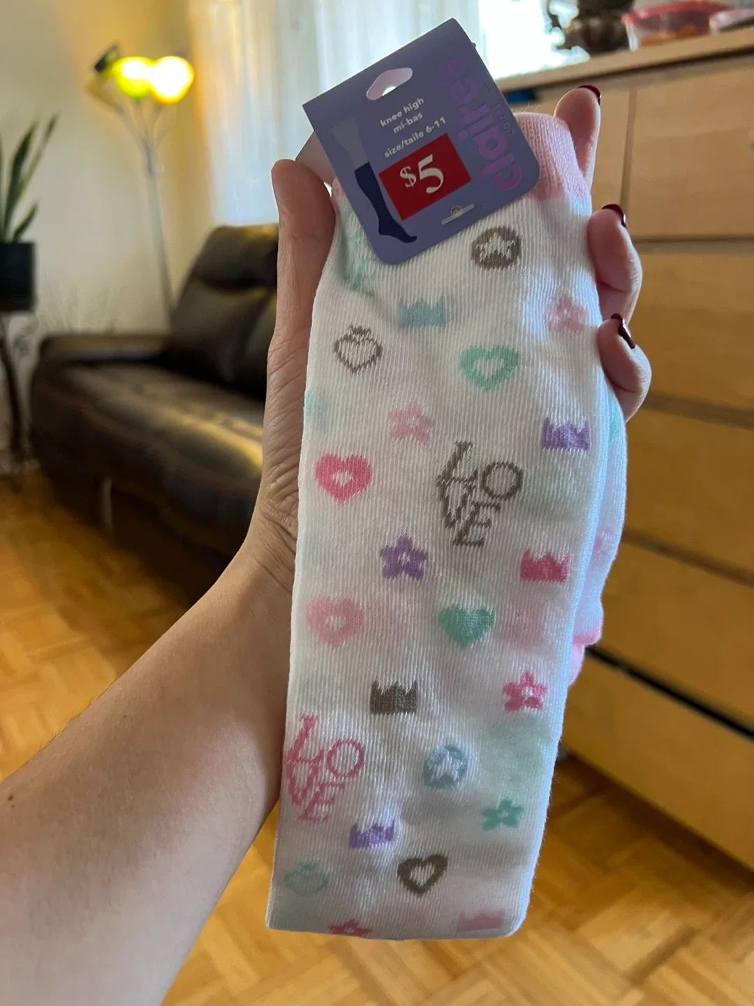 Claire's Knee High Socks Size 6-11