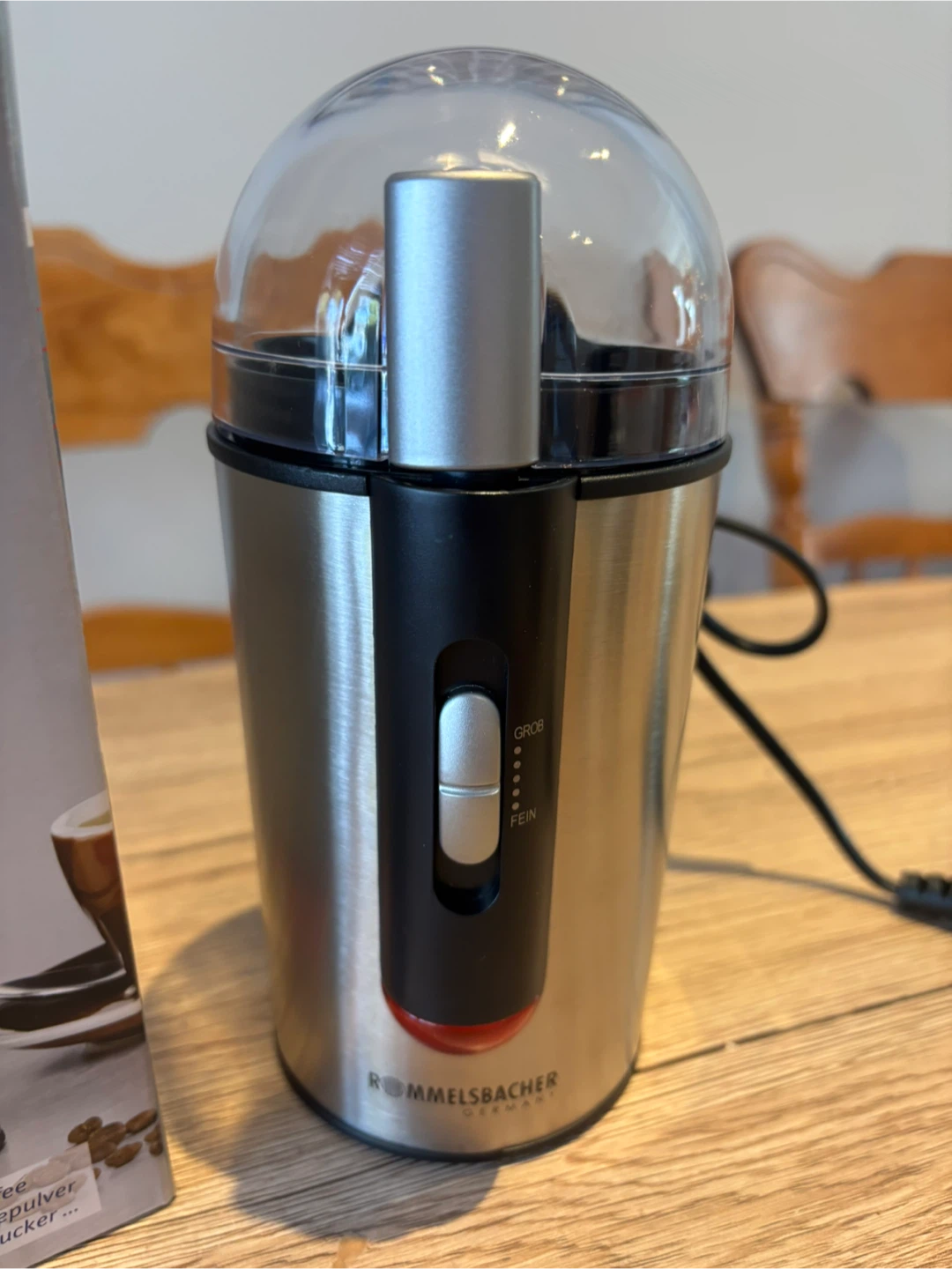 Rommelsbacher Coffee Grinder with Schlagmesser