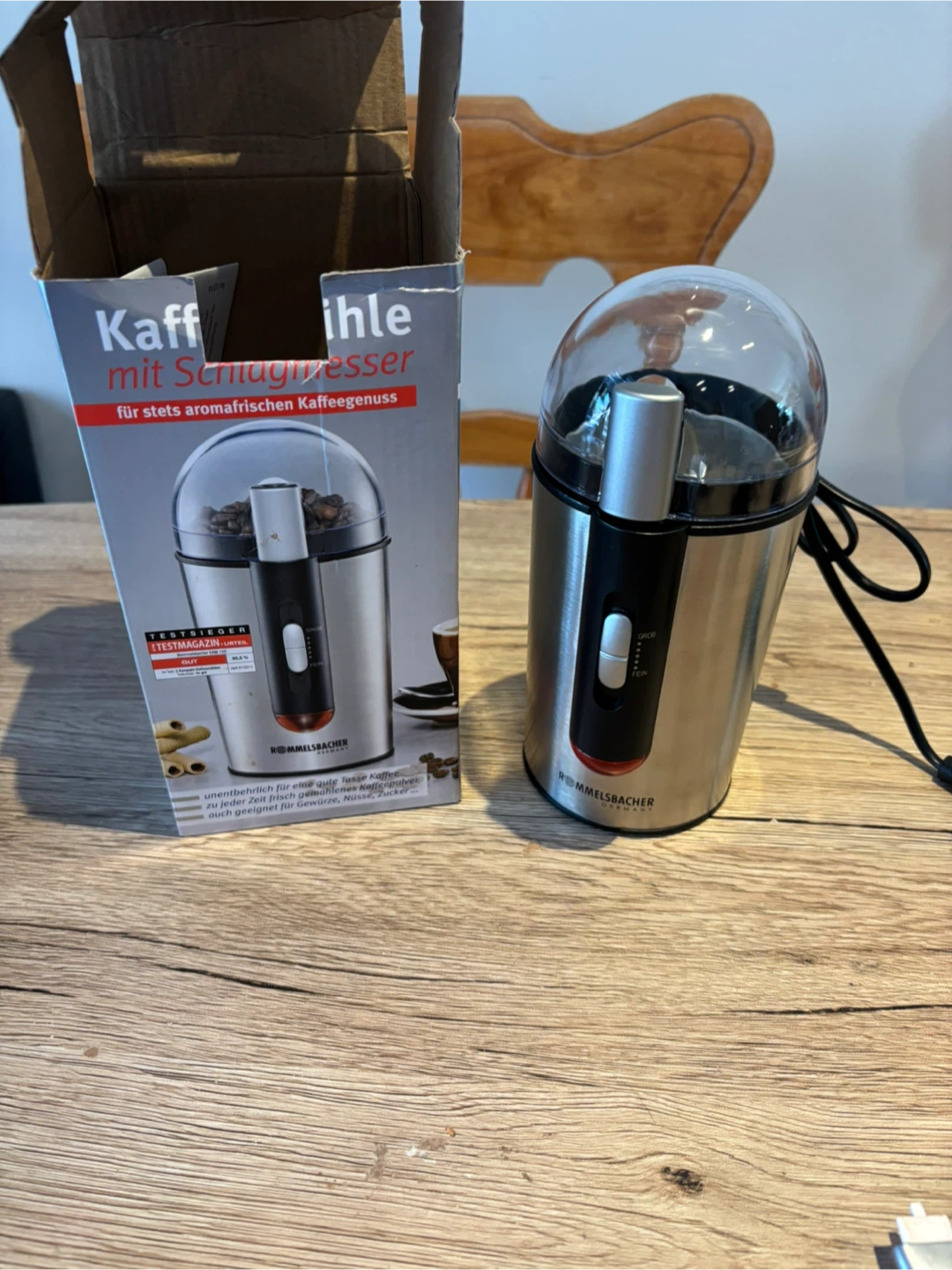Rommelsbacher Coffee Grinder with Schlagmesser - photo 2