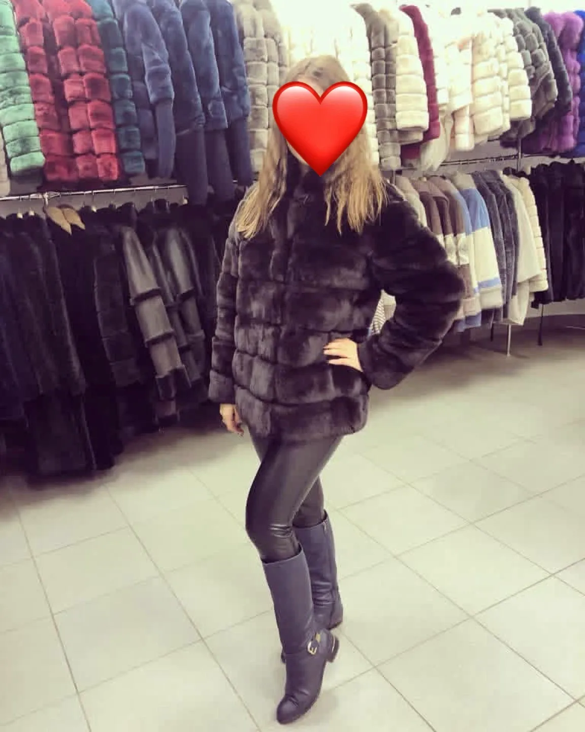 100% Natural Women's Real Royal Rex rabbit Fur Coat. #Cleanout