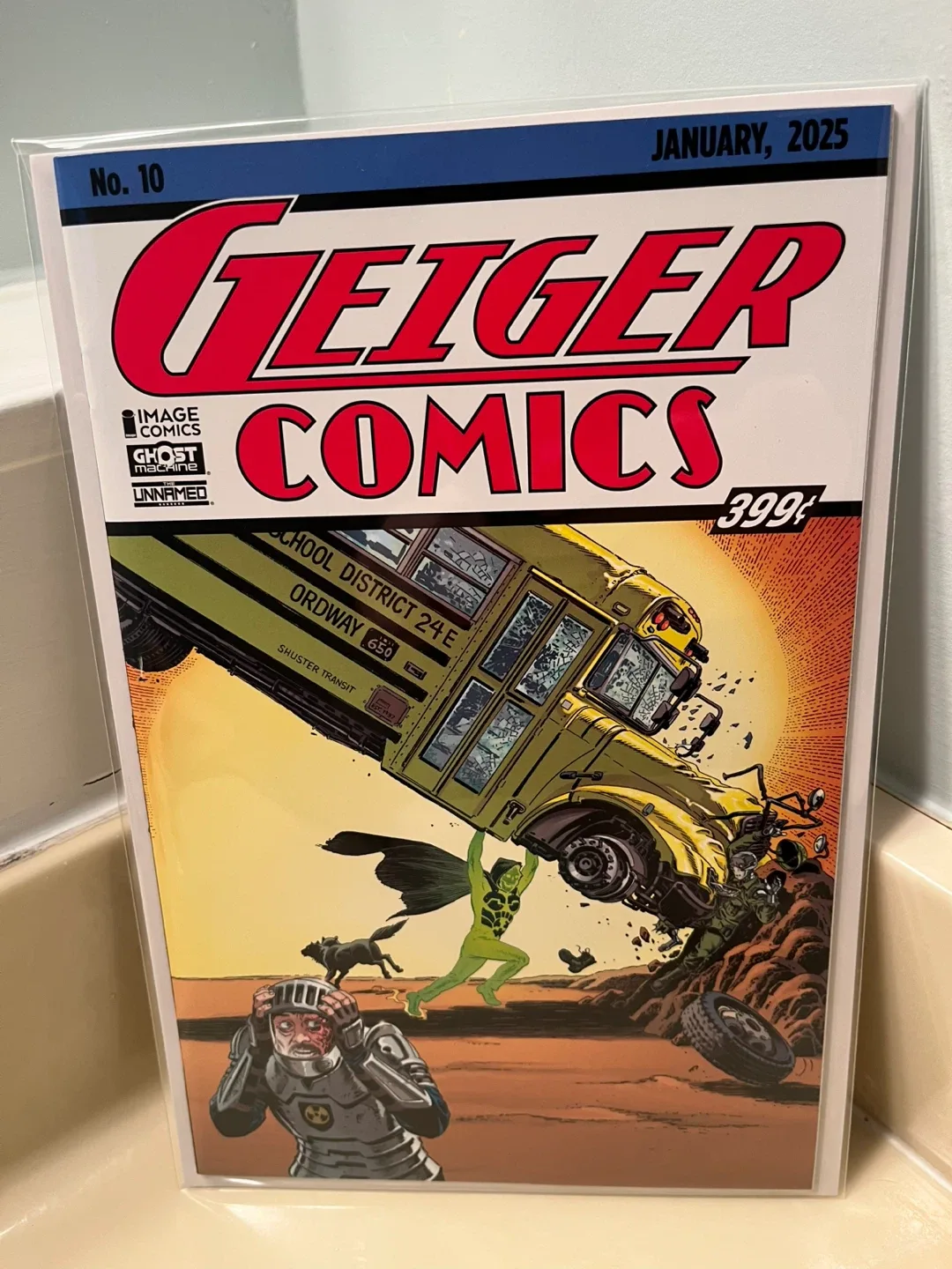 Geiger #10 Homage Variant Comic Book