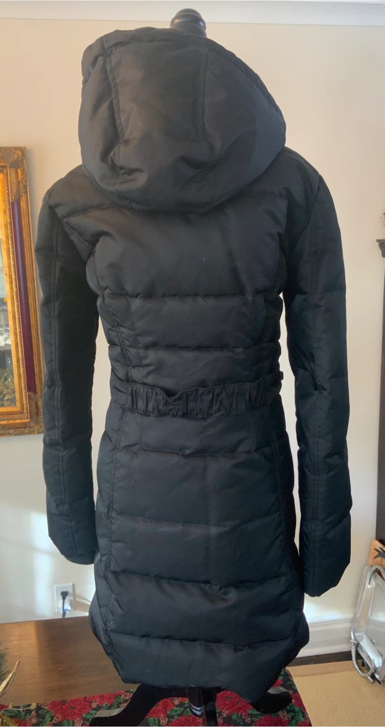 Roots Black Down Puffer Coat - photo 2