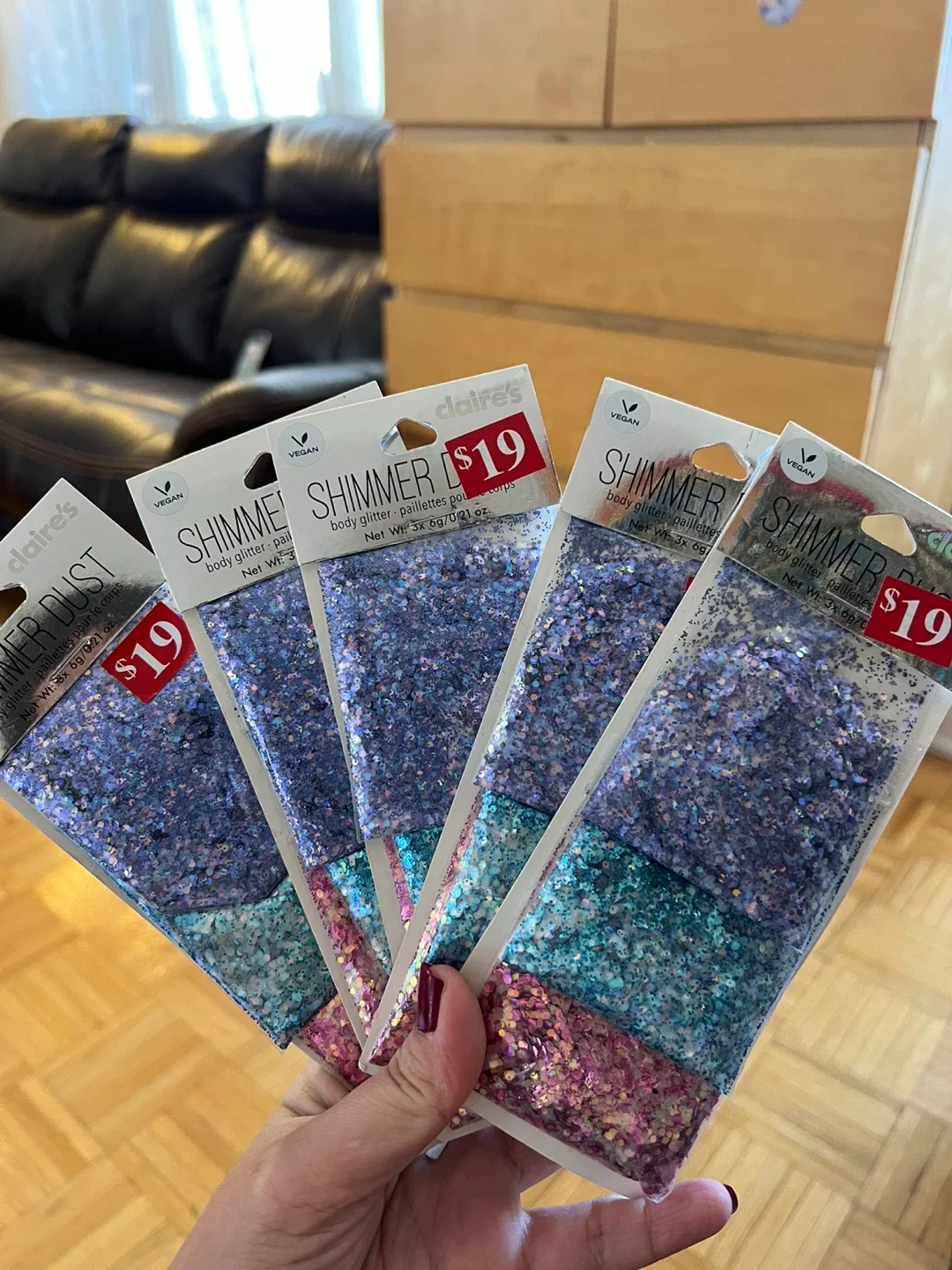 Claire's Shimmer Dust Body Glitter, New