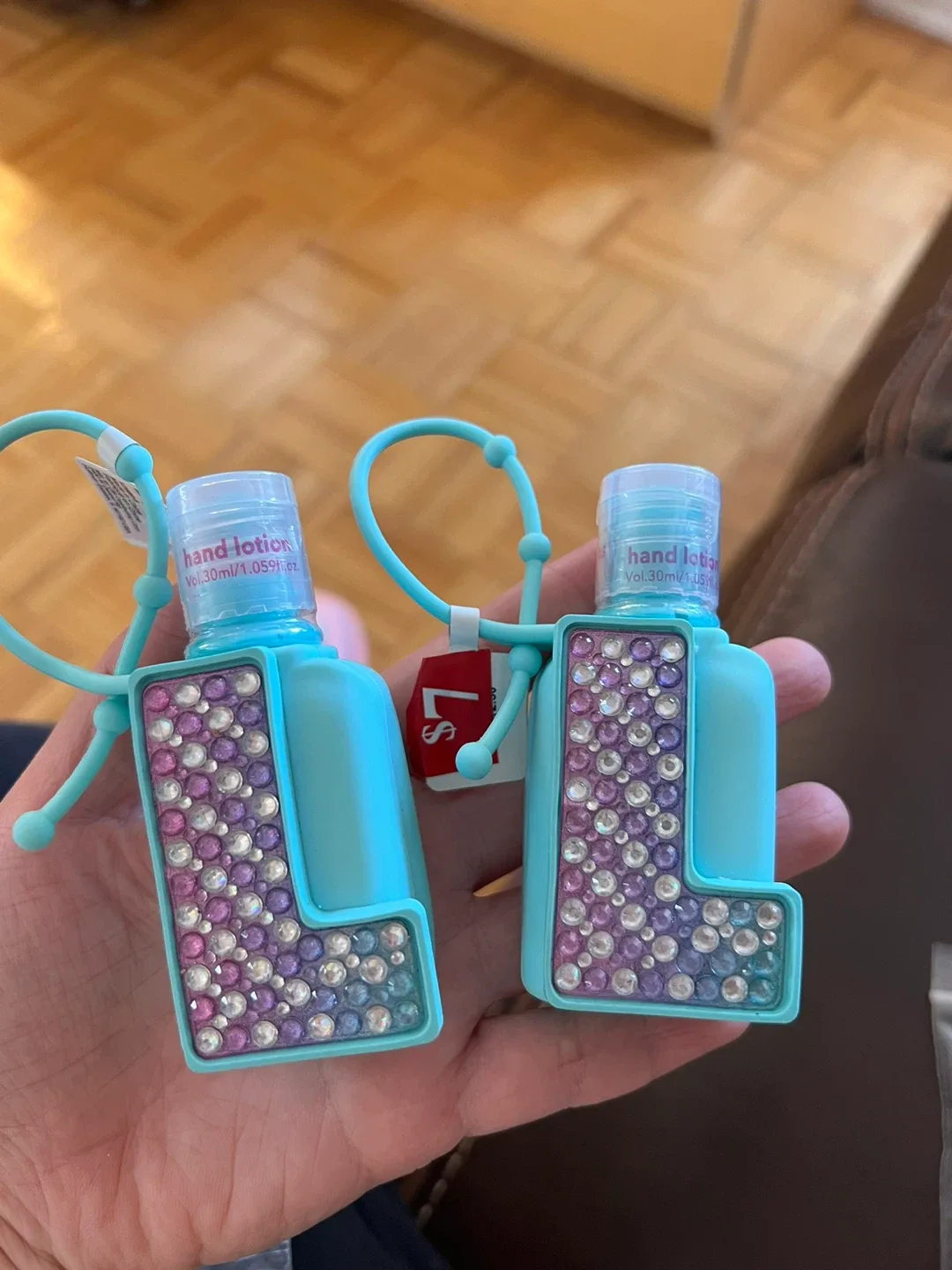 Hand Lotion with Rhinestone Holder